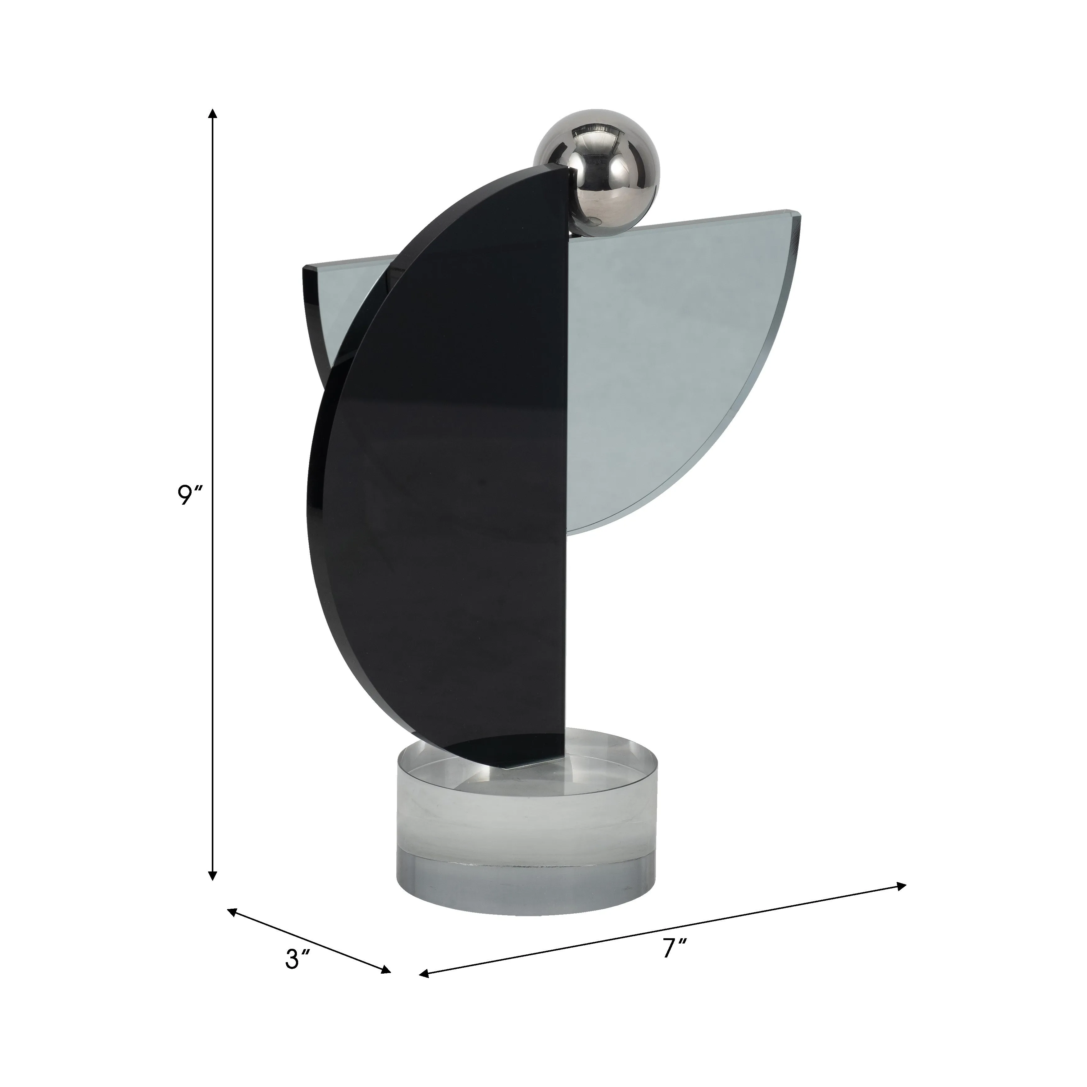 10" LOYD SHORT CRYSTAL STATUARY