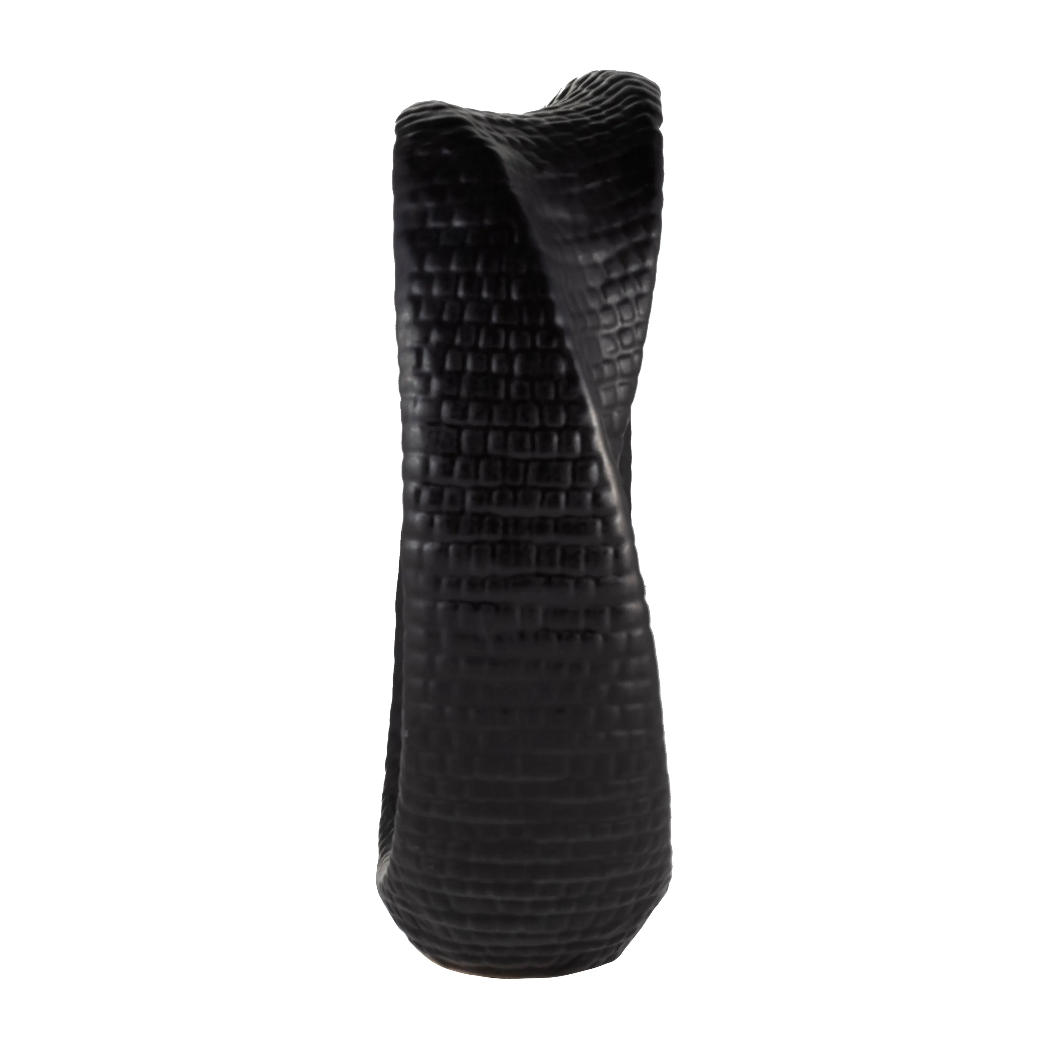 10" TEXTURED TABLE TOP DECO, BLACK