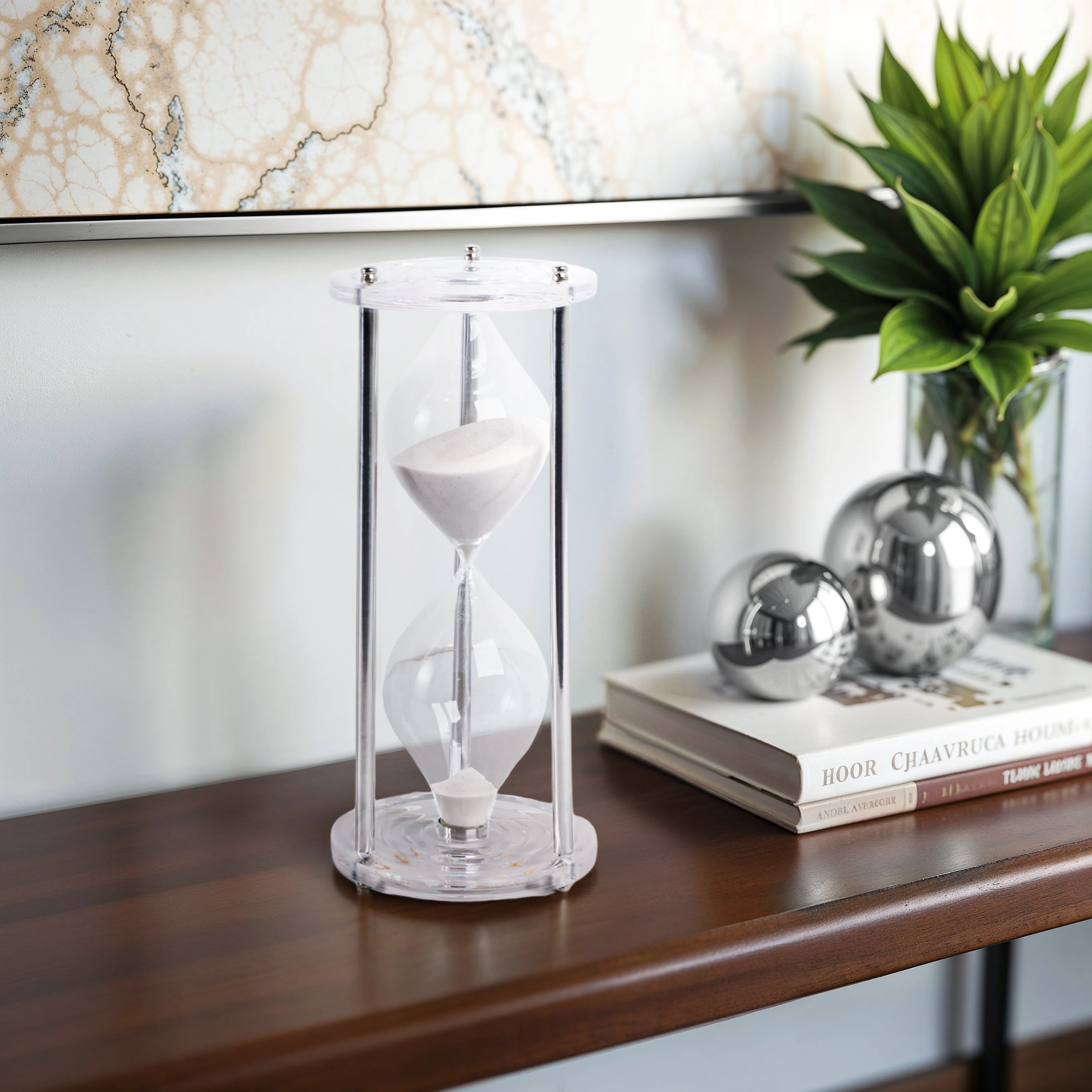 12" Beckett Acrylic Hourglass