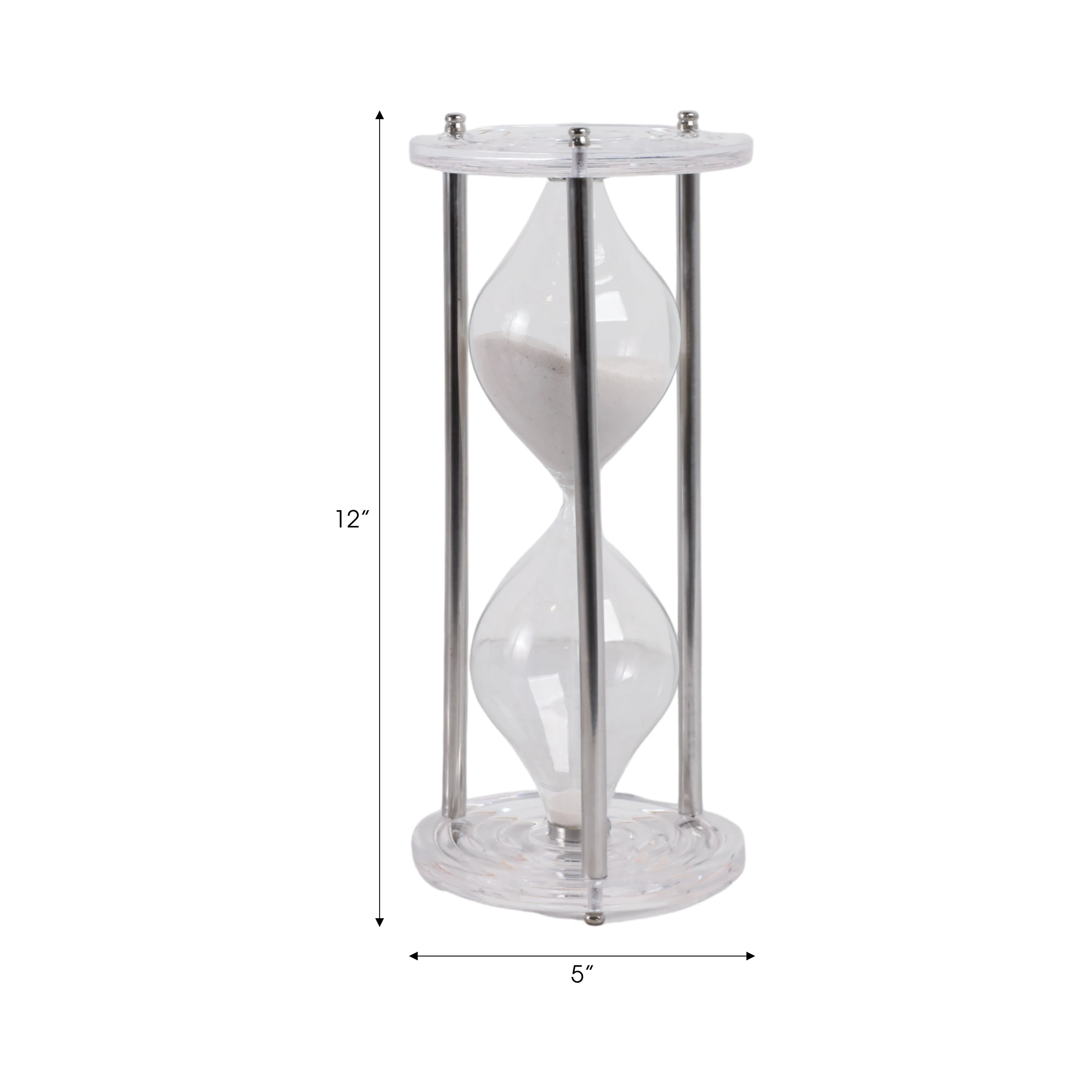 12" Beckett Acrylic Hourglass