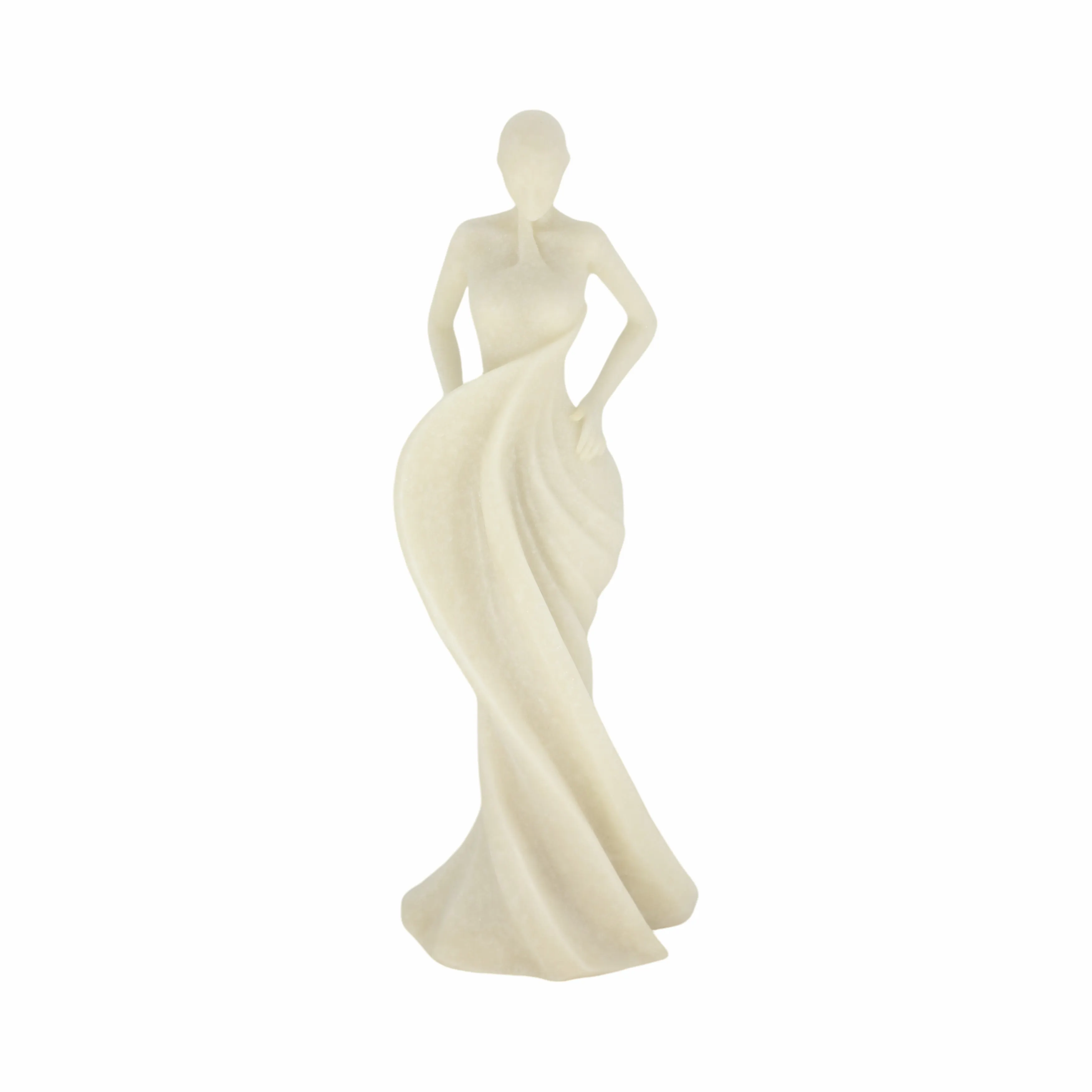 14" Kallos Quartz Resin Woman Statuary