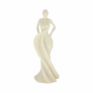14" Kallos Quartz Resin Woman Statuary