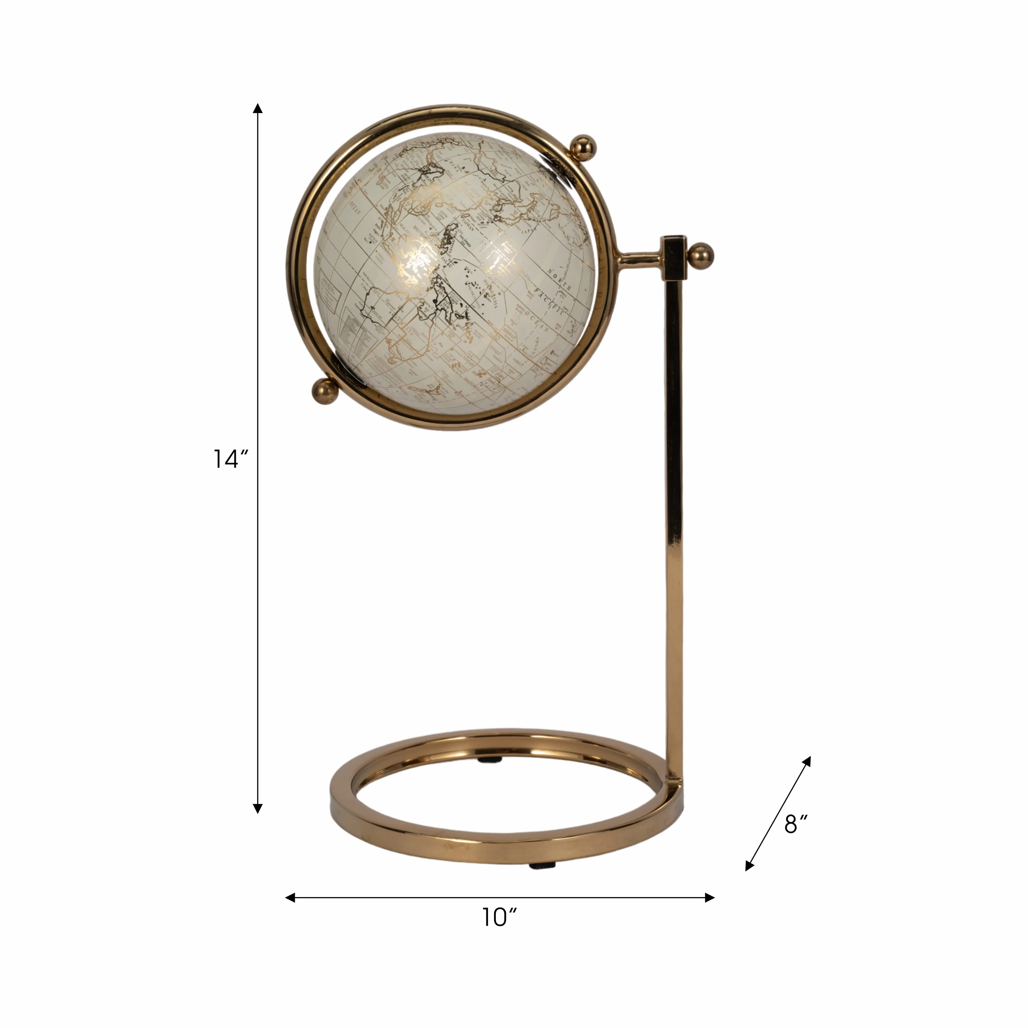 14" Meyer Gold Globe