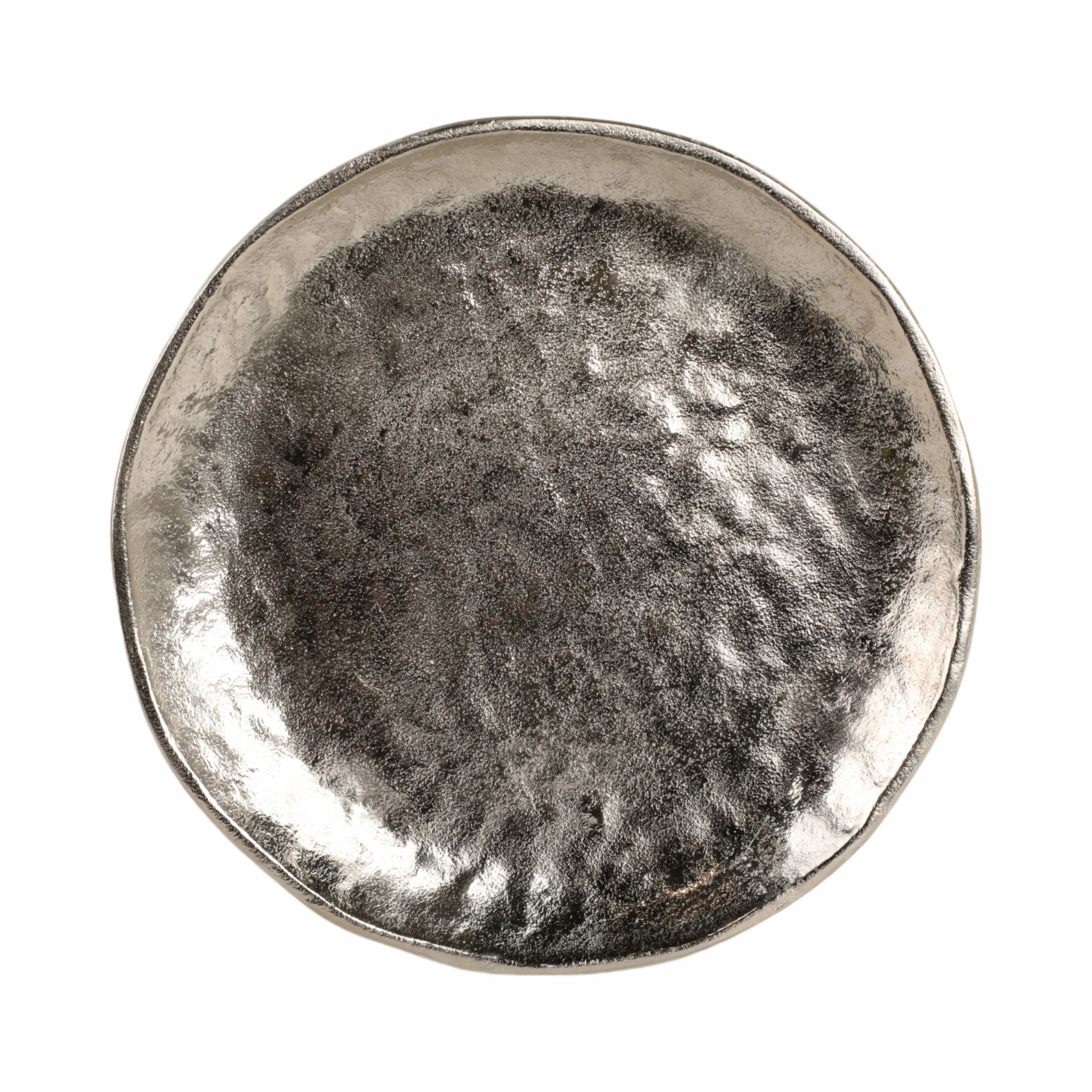 14" Octopus Holding Up Bowl, Silver