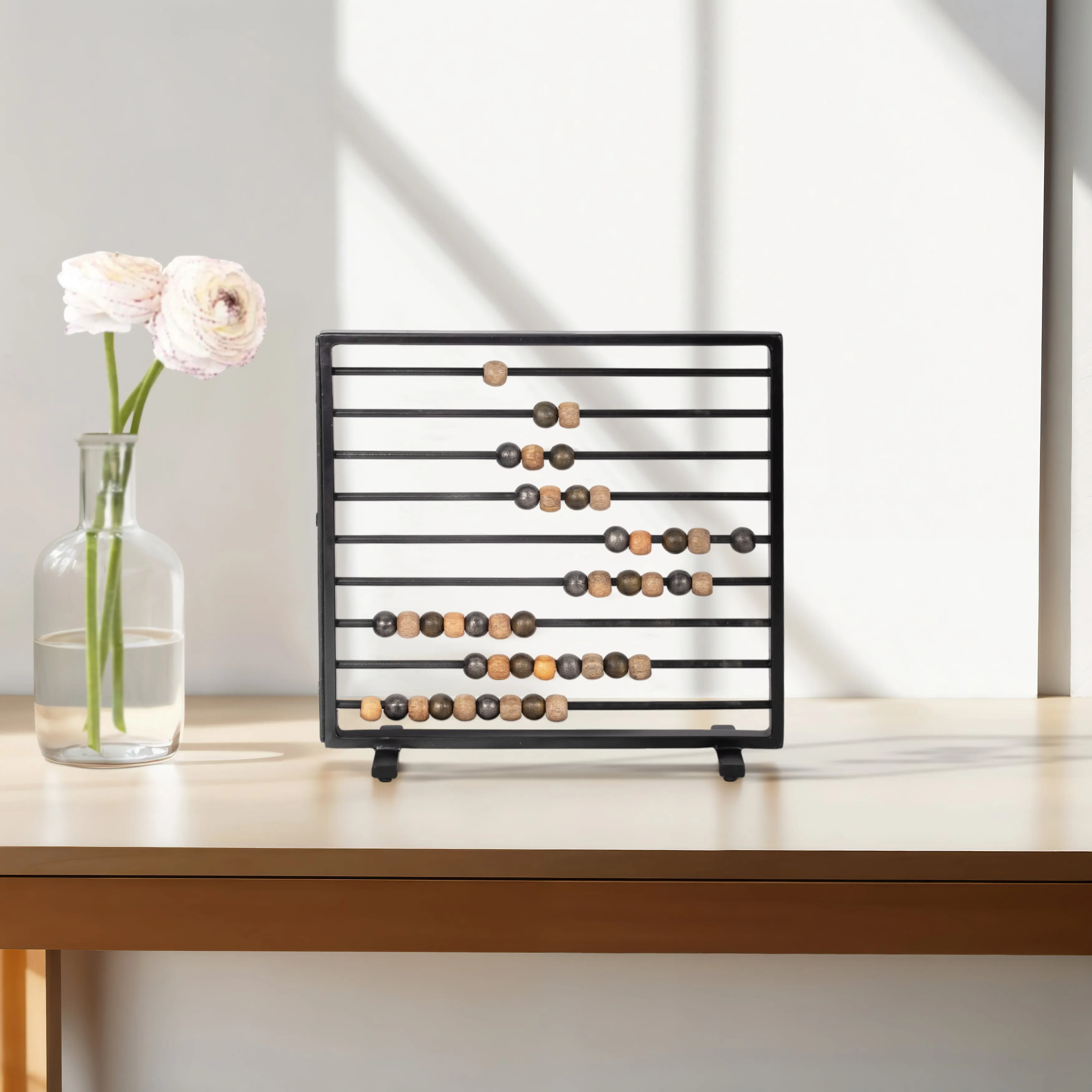 15" Decorative Abacus, Black Multi