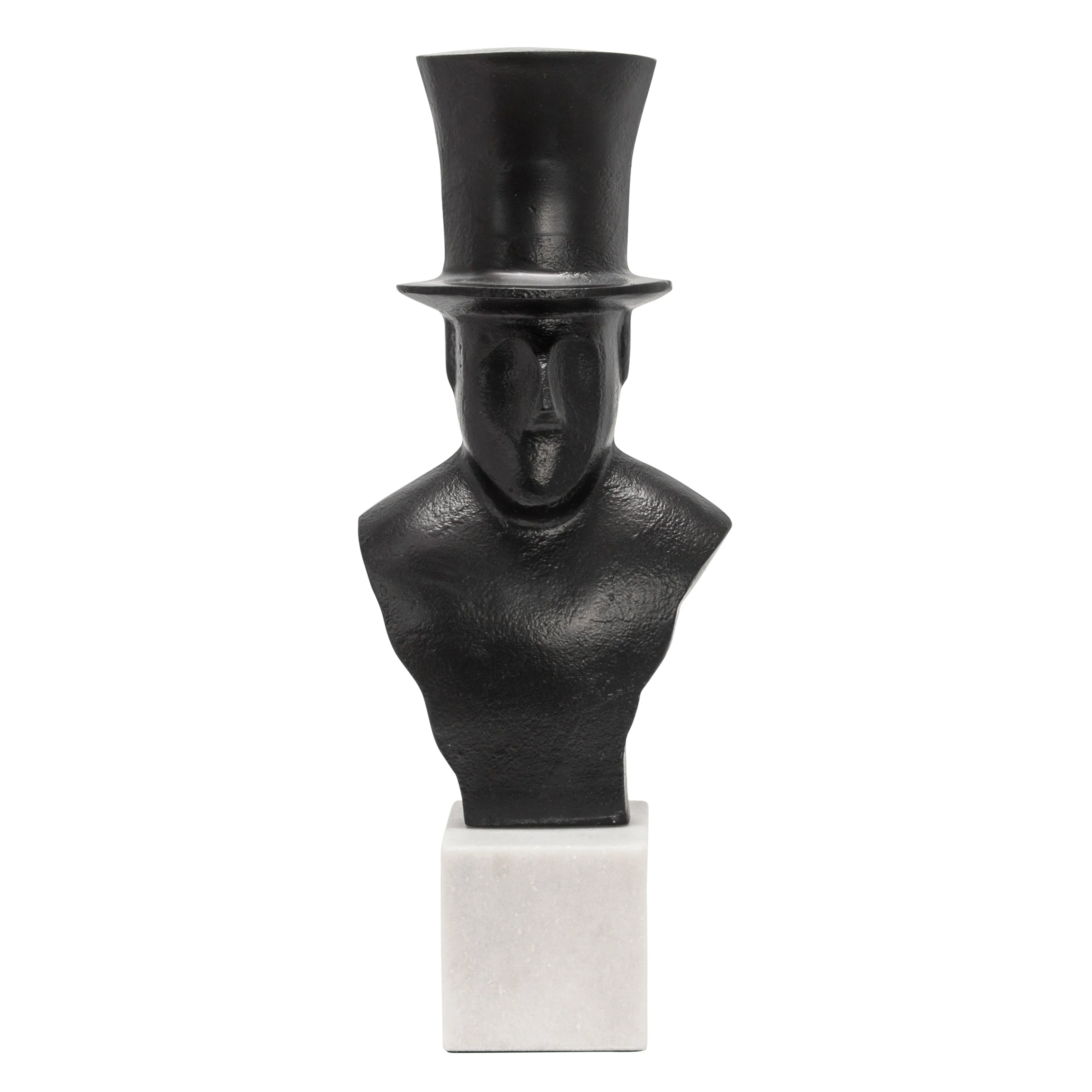 15" MAN WITH HAT, BLACK