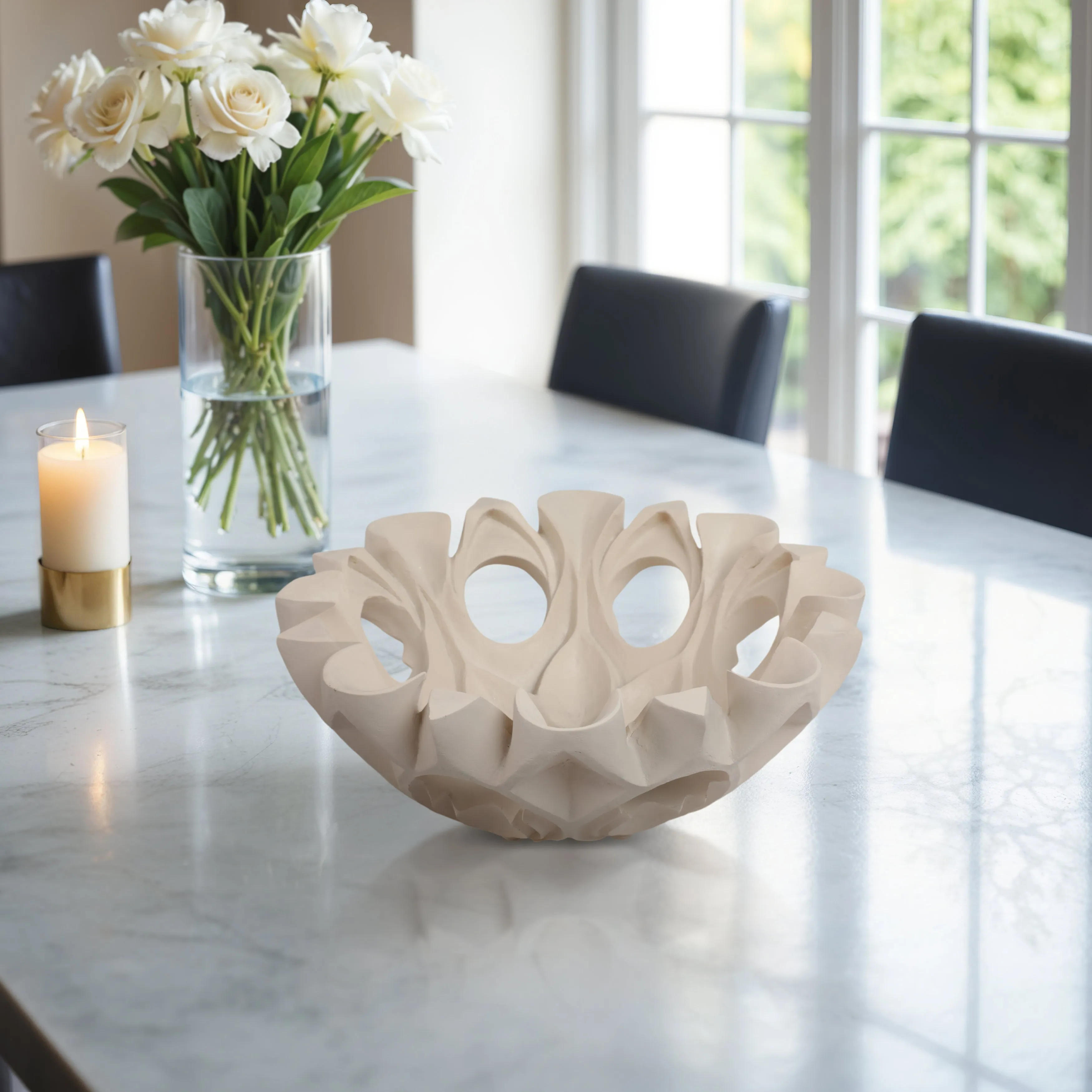 16" Ostend Carved Bowl