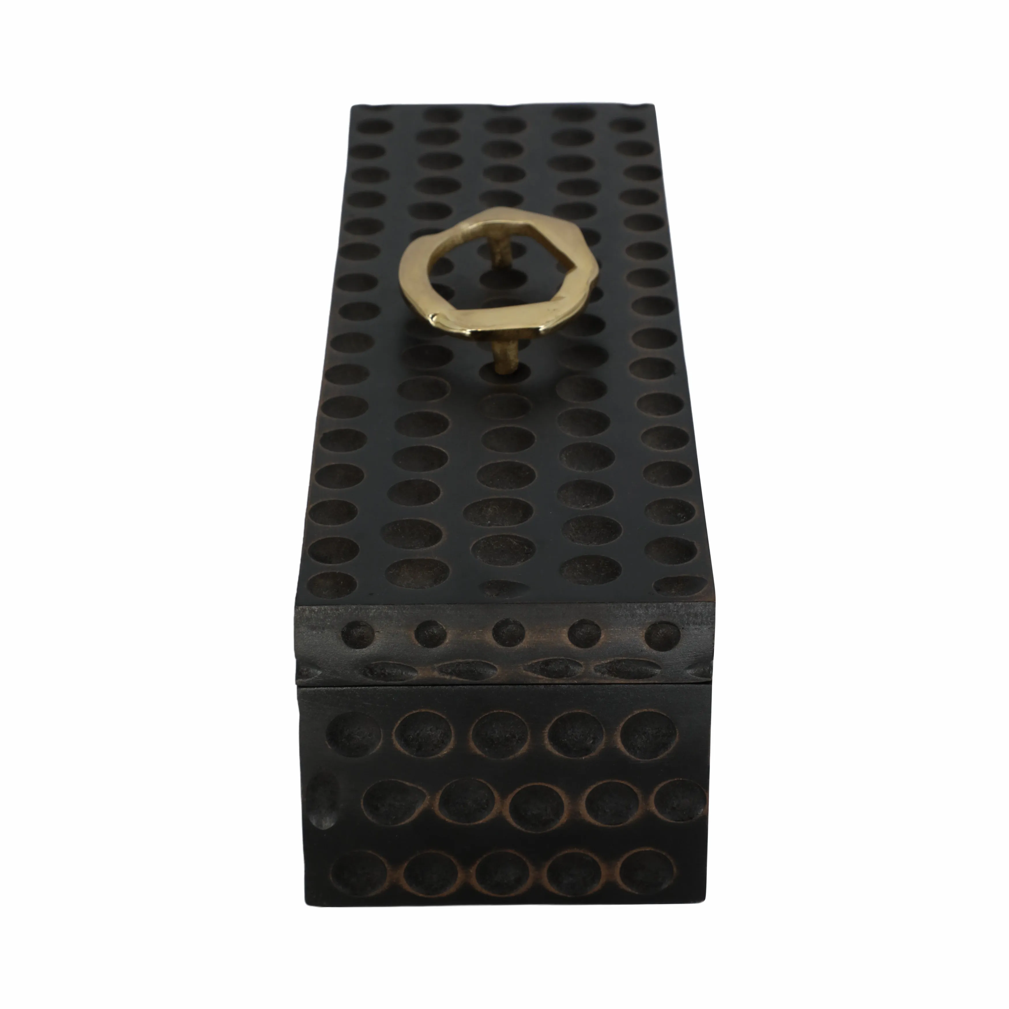 18" Griffon Black Wood Box