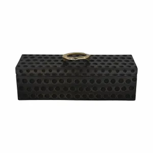 18" Griffon Black Wood Box