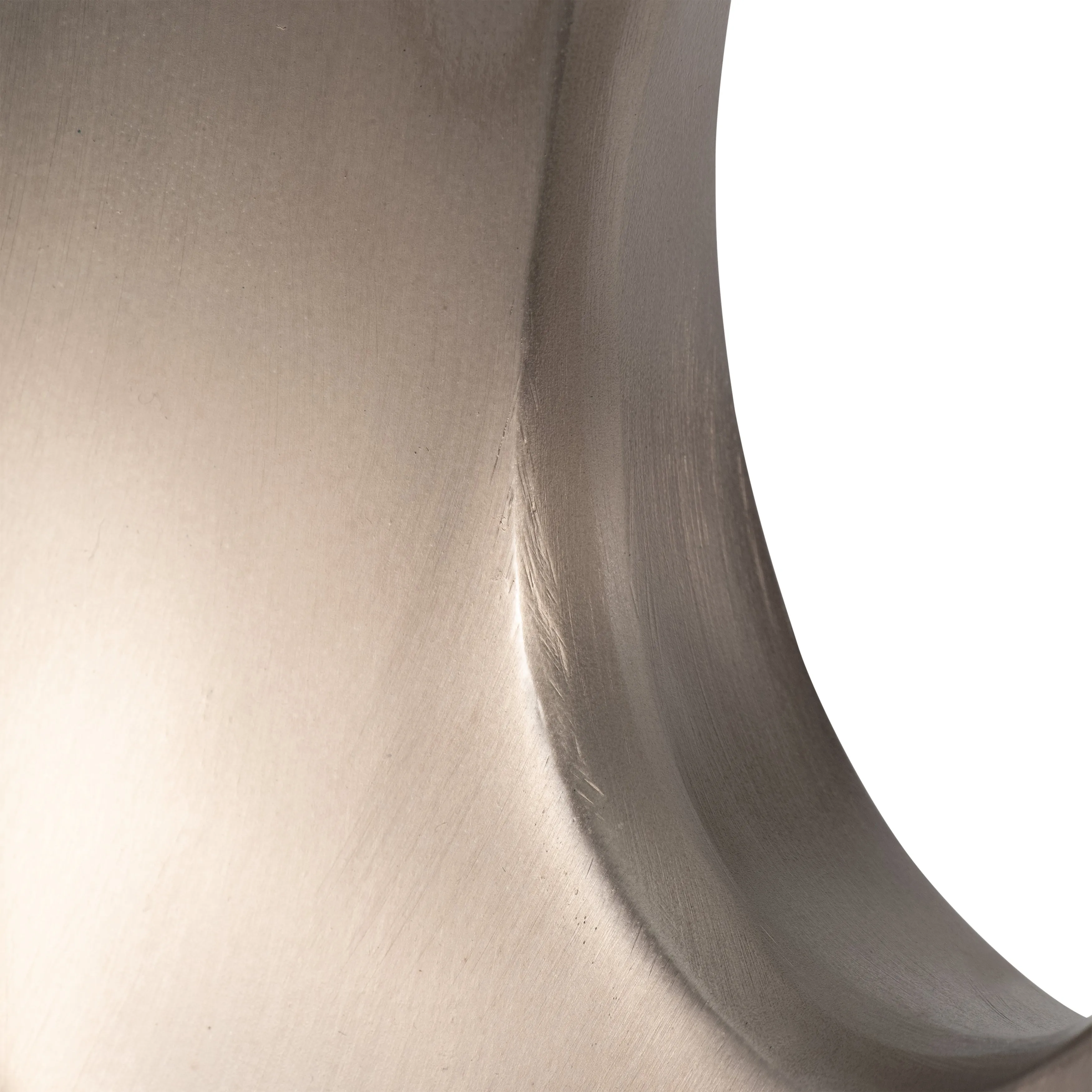 18", METAL OVAL SCULPTURE,SLVR/BLK