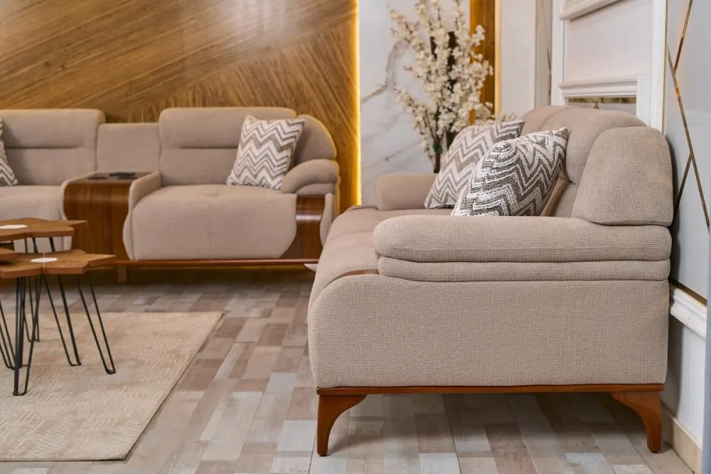 2-seater sofa from Maiden Home, beige - 190x75x75 cm M110453254