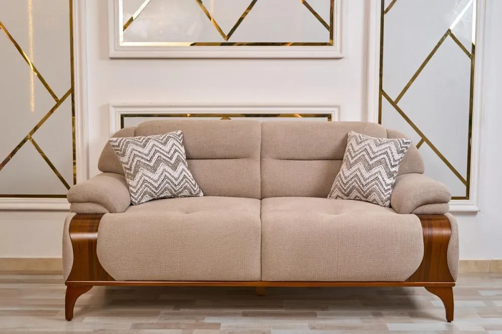 2-seater sofa from Maiden Home, beige - 190x75x75 cm M110453254