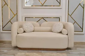 2-seater sofa from Maiden Home, Beige - 190x75x75 cm M110453271