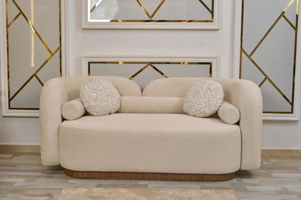 2-seater sofa from Maiden Home, Beige - 190x75x75 cm M110453271