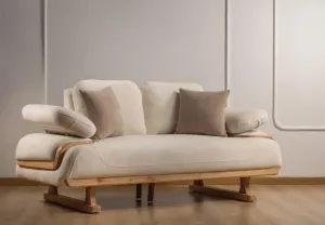 2-Seater Sofa from Maiden Home, Off White - 190x75x75 cm M110453351