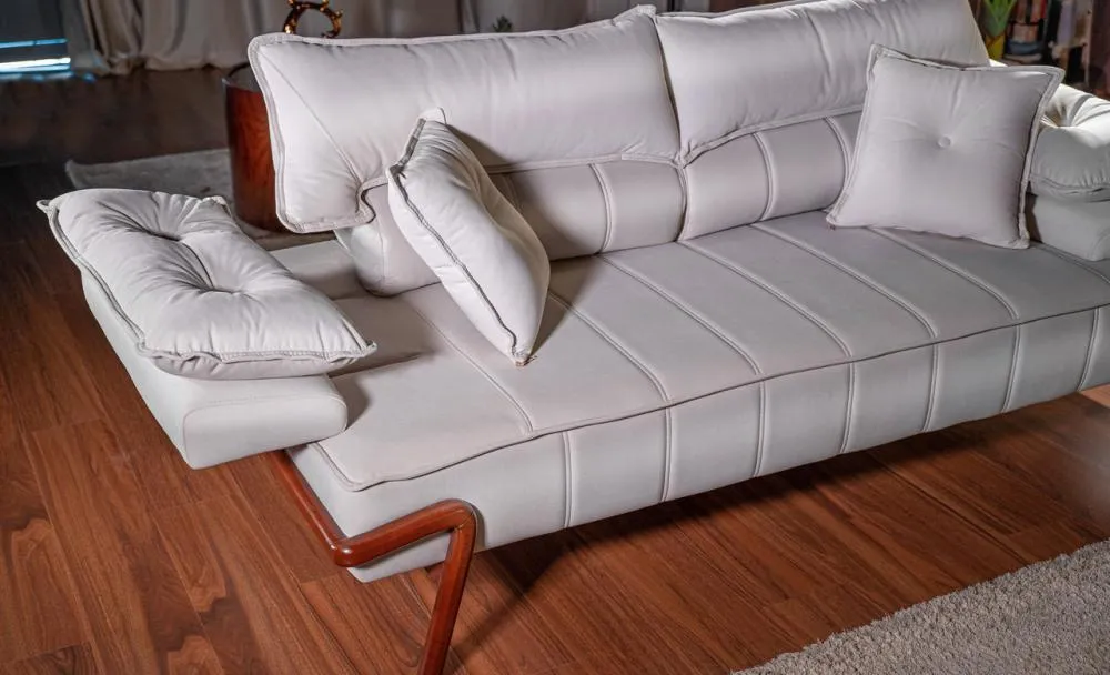 2-seater sofa from Maiden Home, white - 190x75x75 cm M110453415