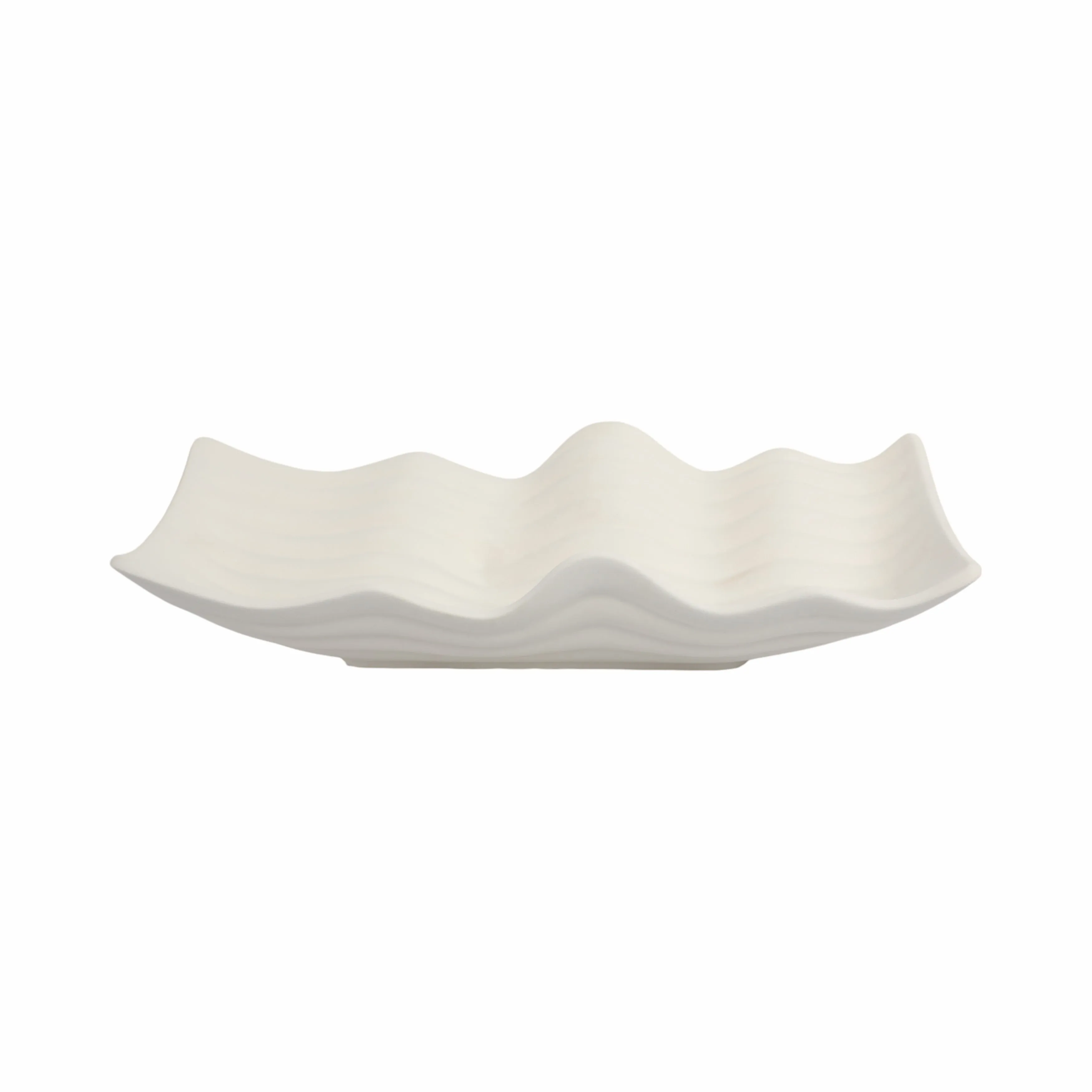 20" Chavelle Oversized Tray, Ivory