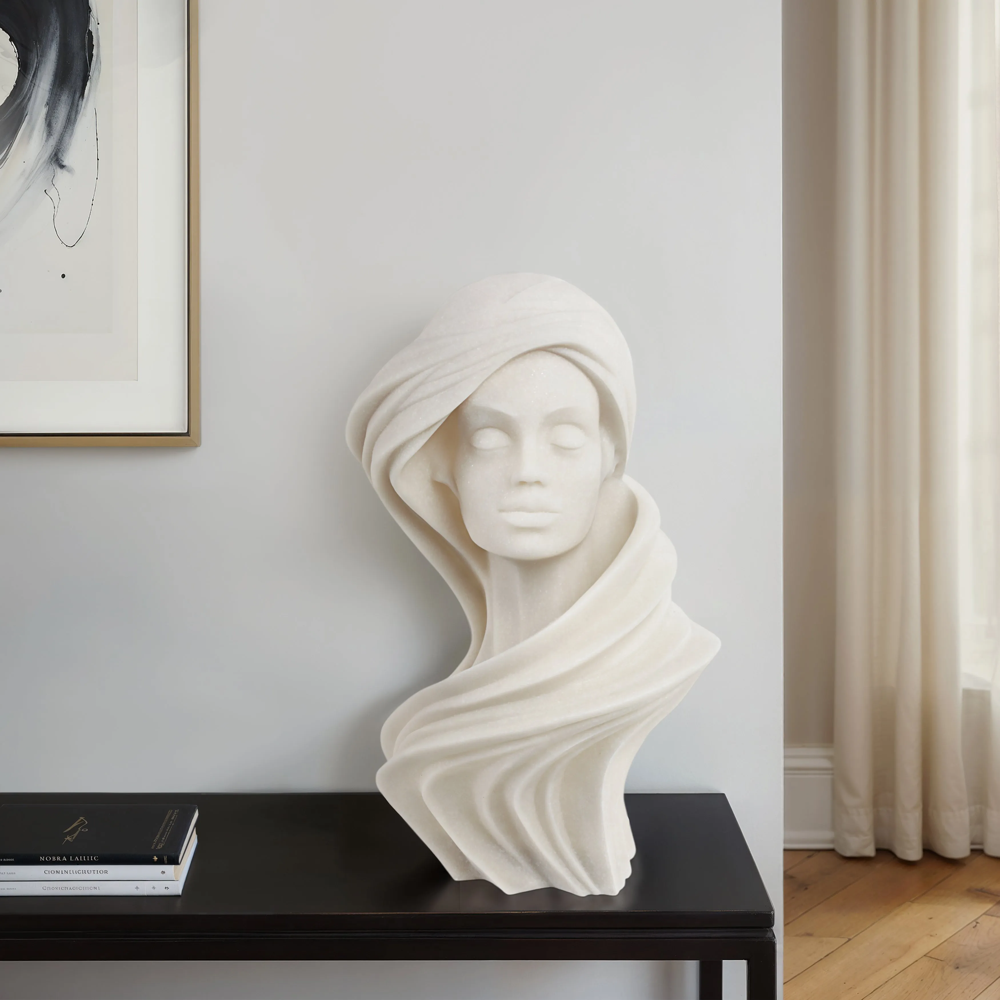 20" Hasselt Quartz Resin Woman Statuary