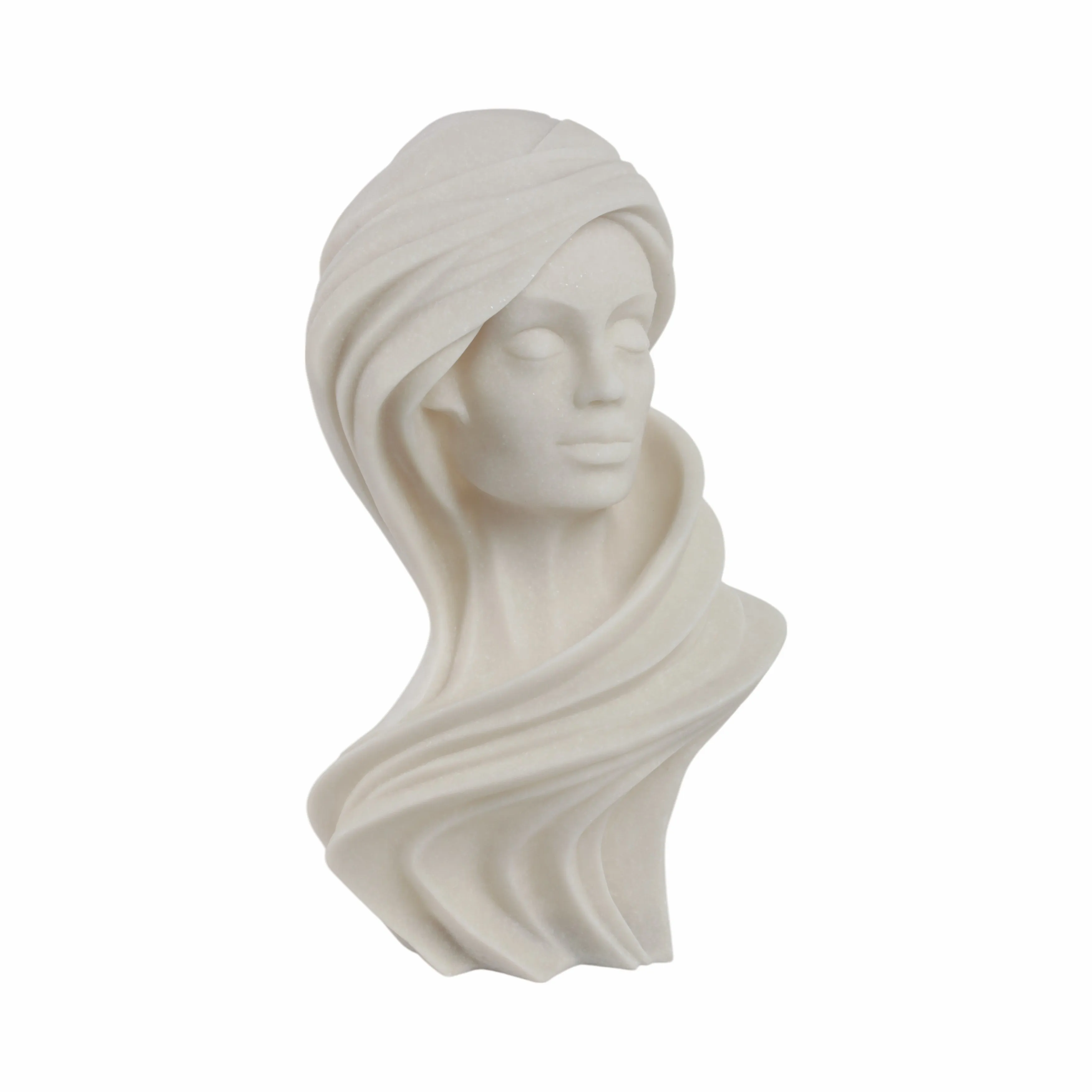 20" Hasselt Quartz Resin Woman Statuary