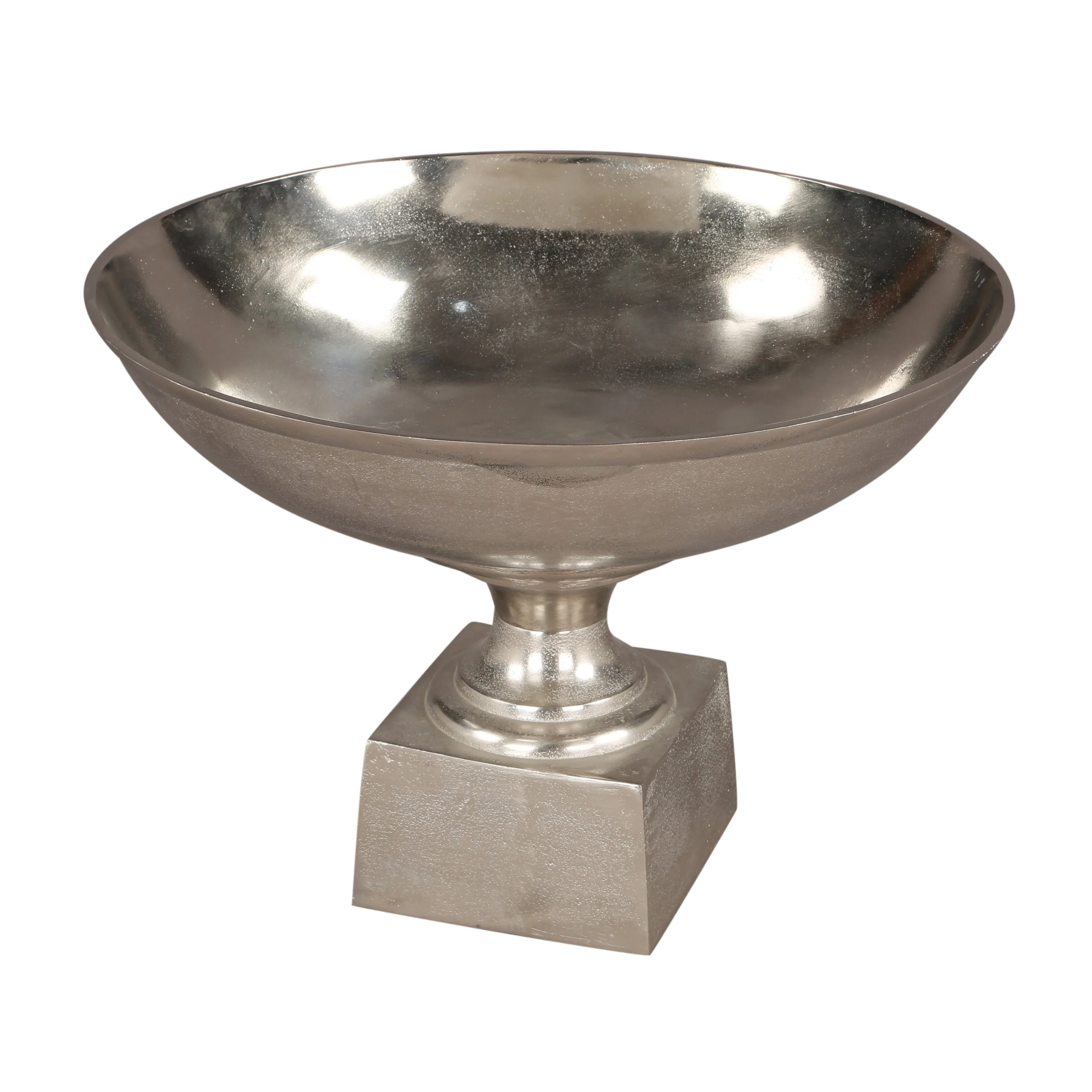 20" Kenosha Silver Aluminum Bowl
