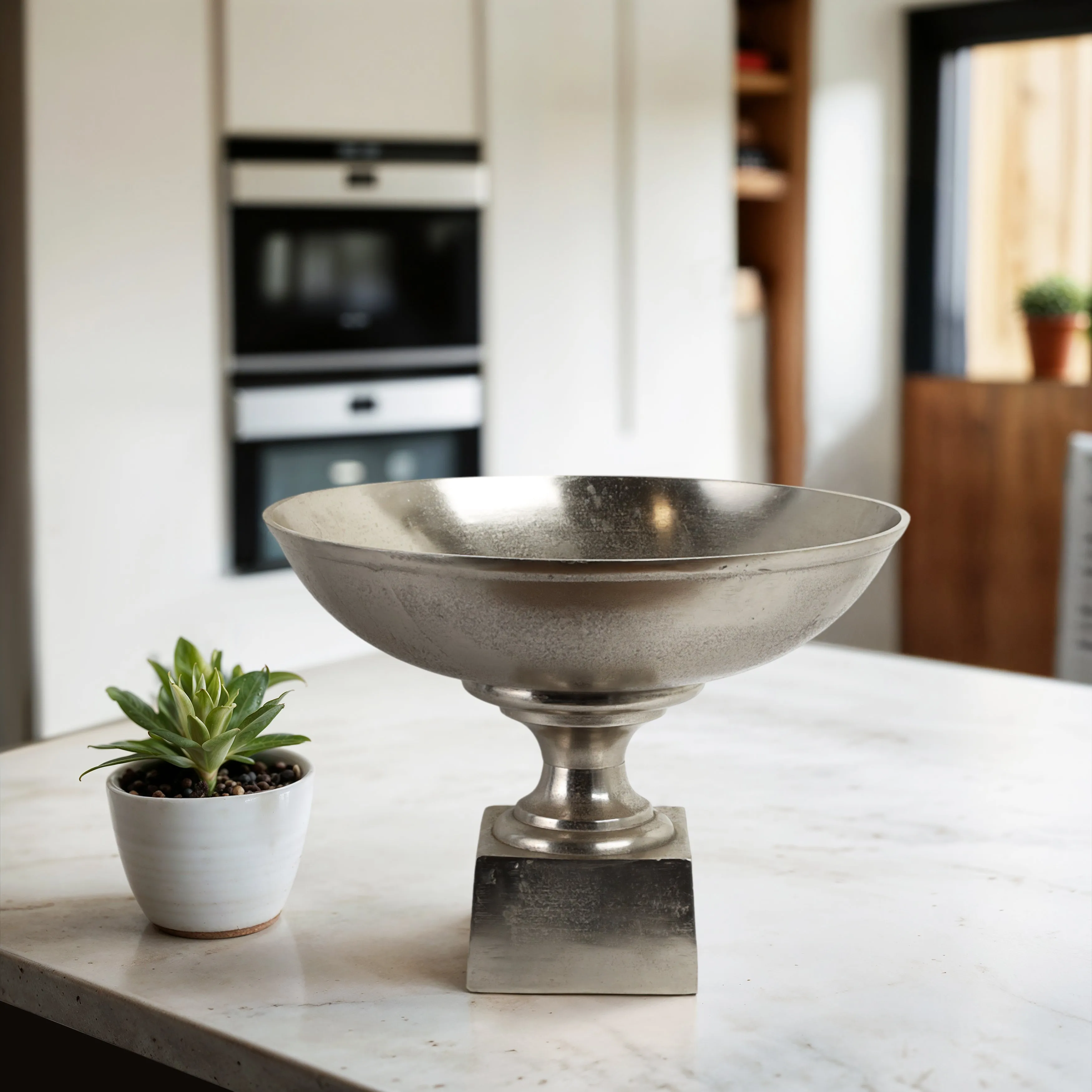 20" Kenosha Silver Aluminum Bowl