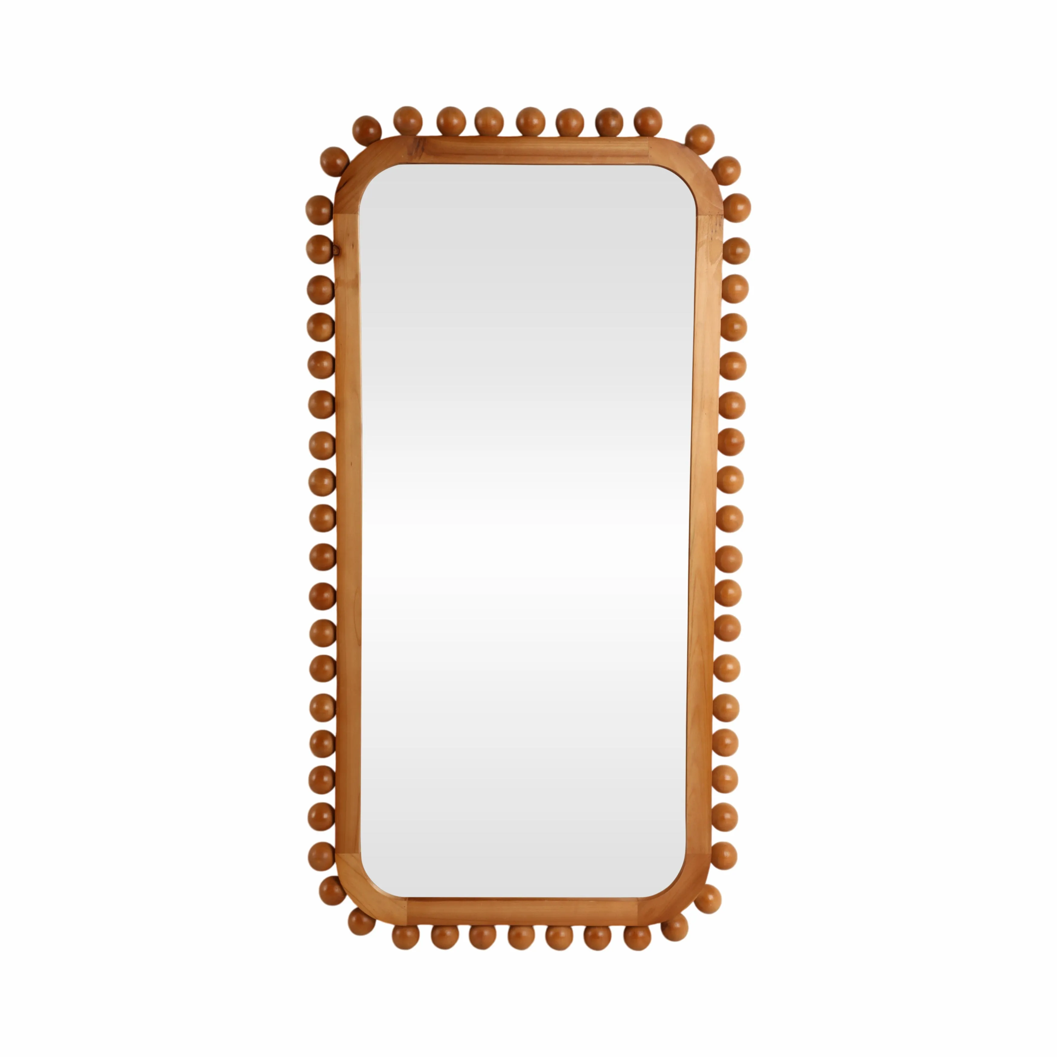 23x45" Knobby Rectangular Mirror, Natural