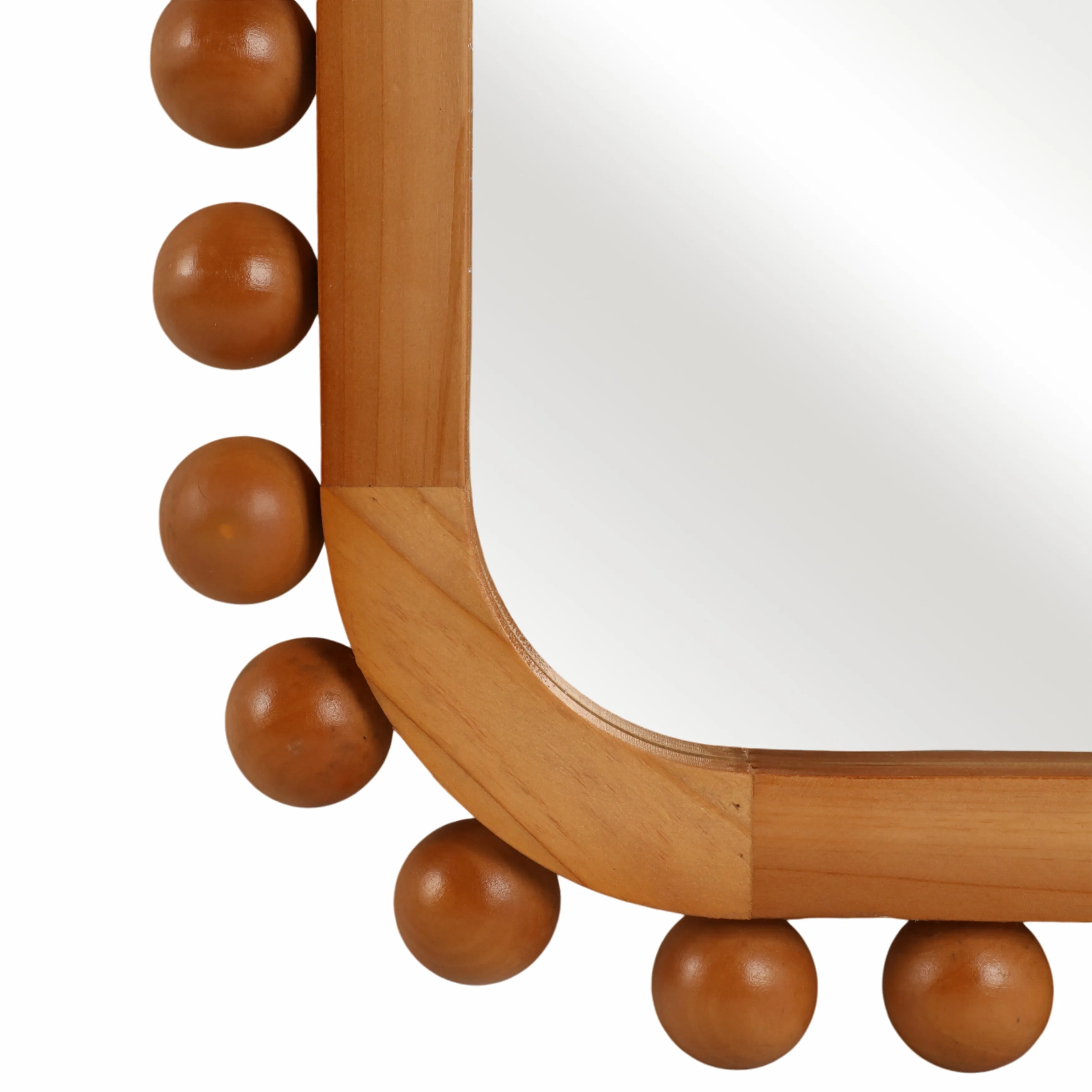23x45" Knobby Rectangular Mirror, Natural