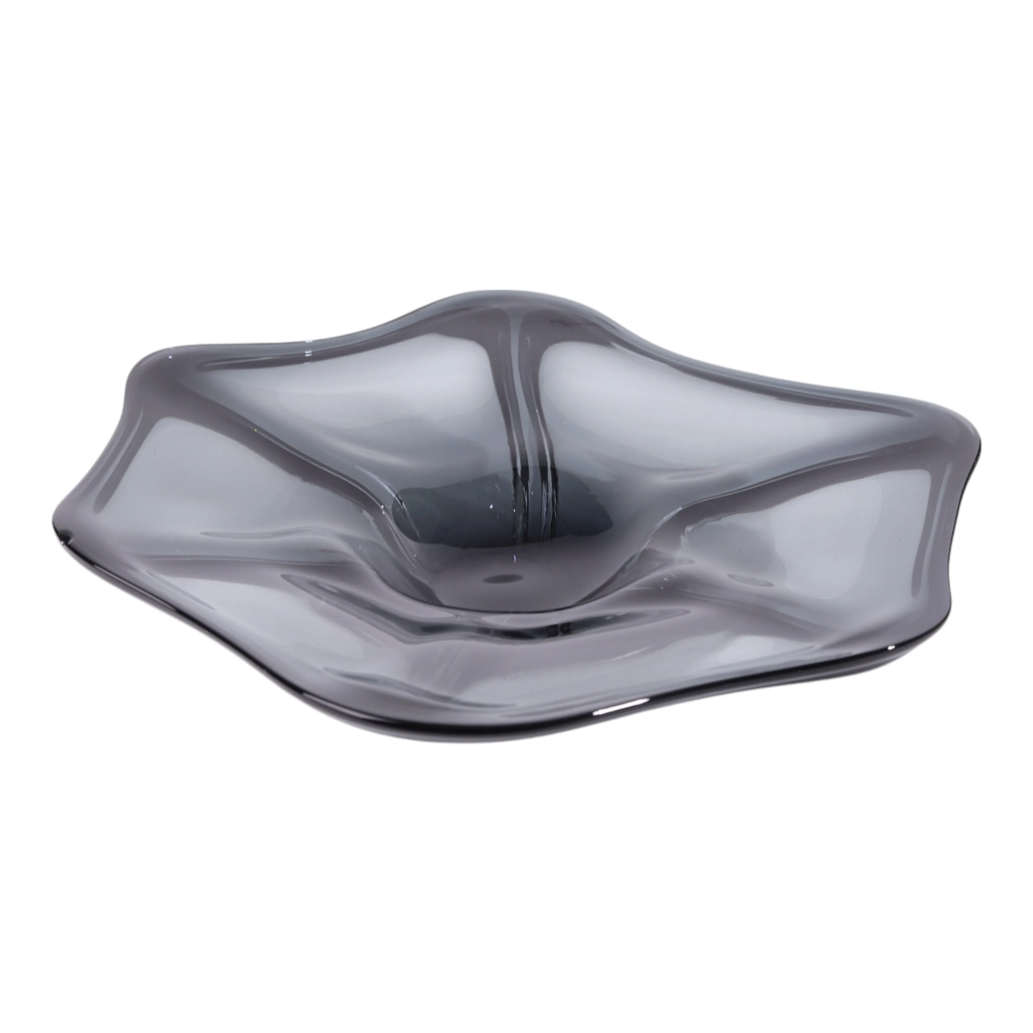 24" Nanana Blue Glass Bowl