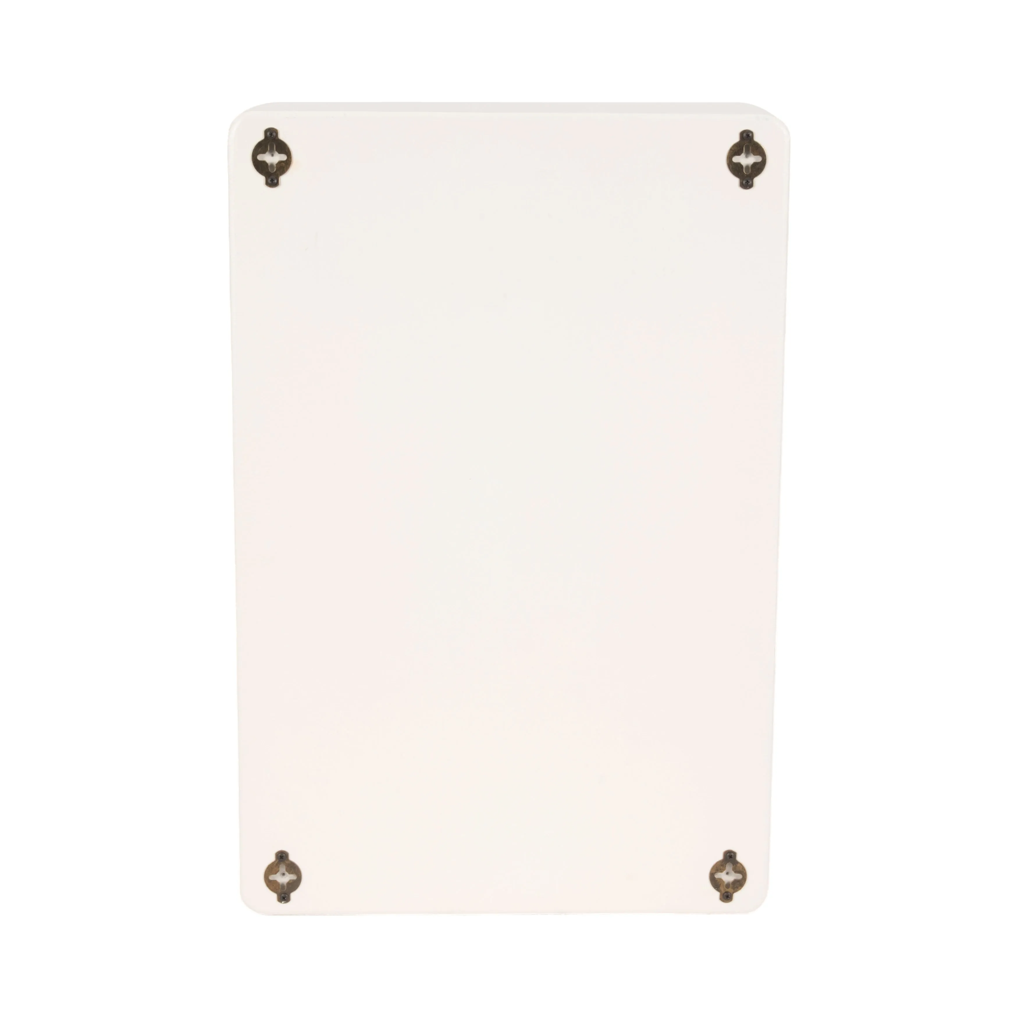 24" Rectangle Rough Finish Wall Shelf, White