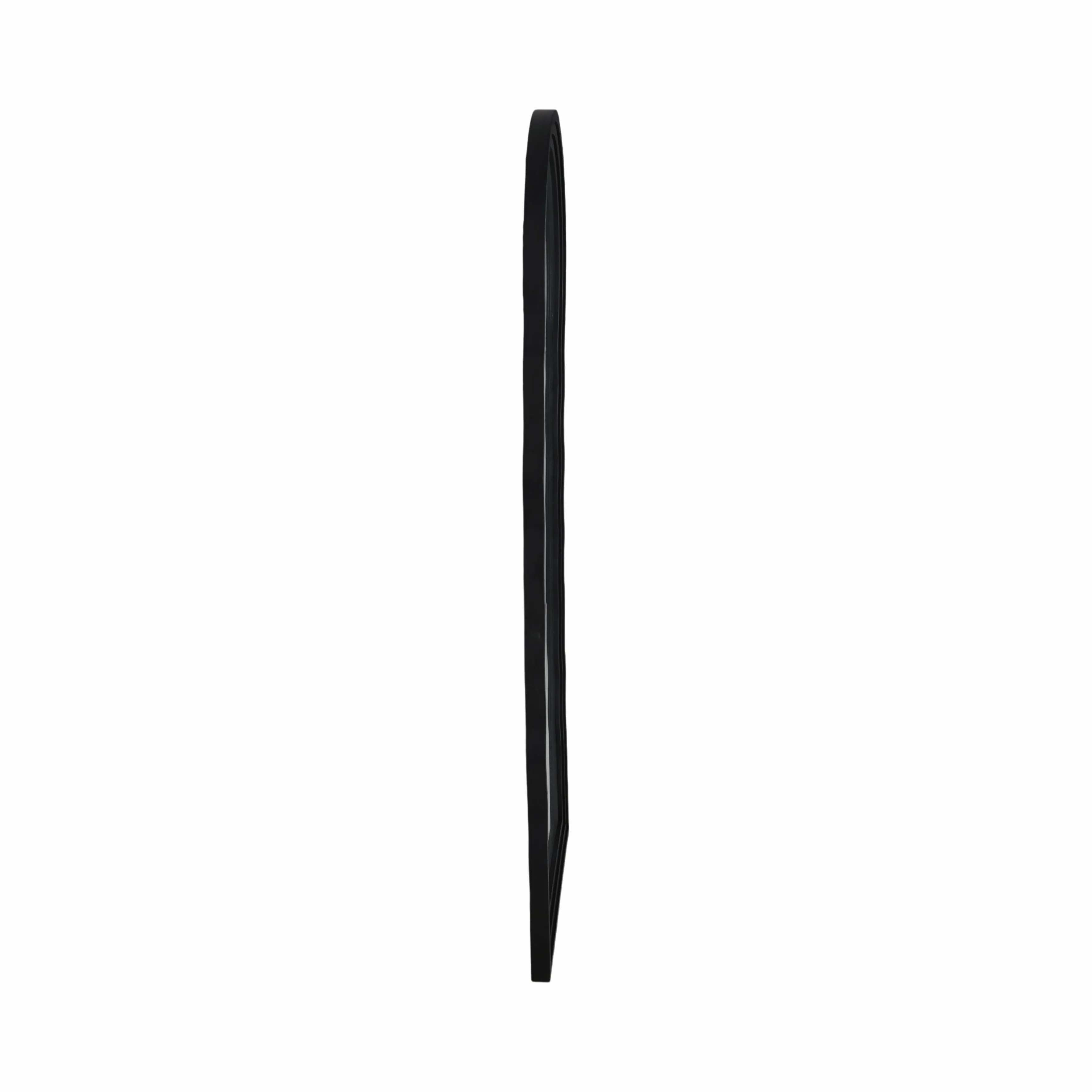 24x64 Layered Curvy Leaner Mirror, Black