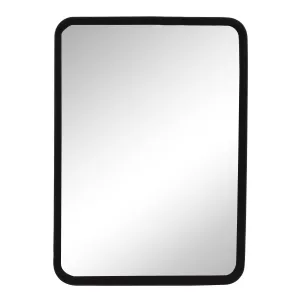 28" RECTANGULAR MIRROR, BLACK