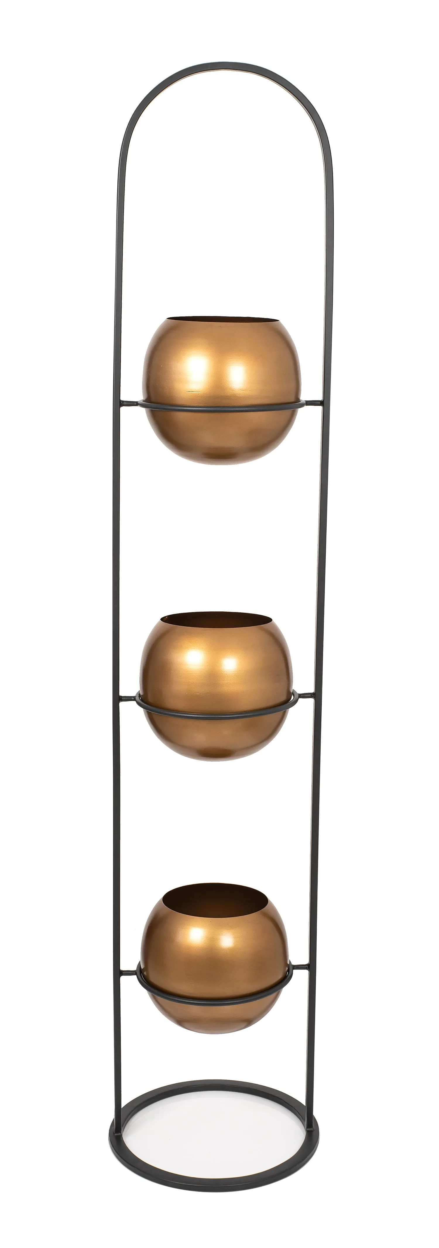 3 TIERS METAL PLANTER STAND BIG ,37x37x171 CM