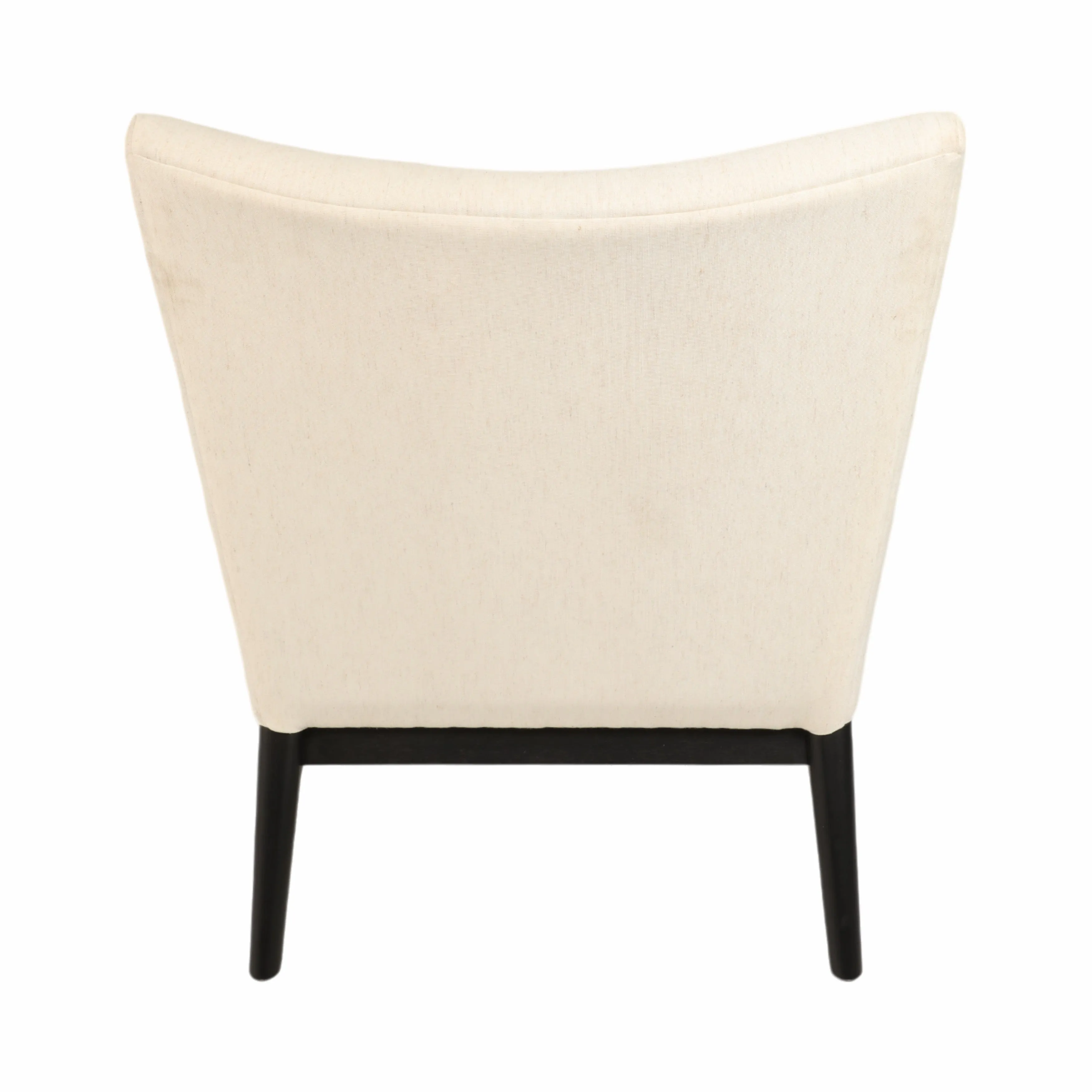 33" Cardoso Accent Chair, White/black