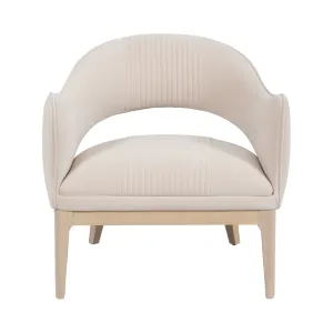 33" Oliveira Accent Chair, Cream