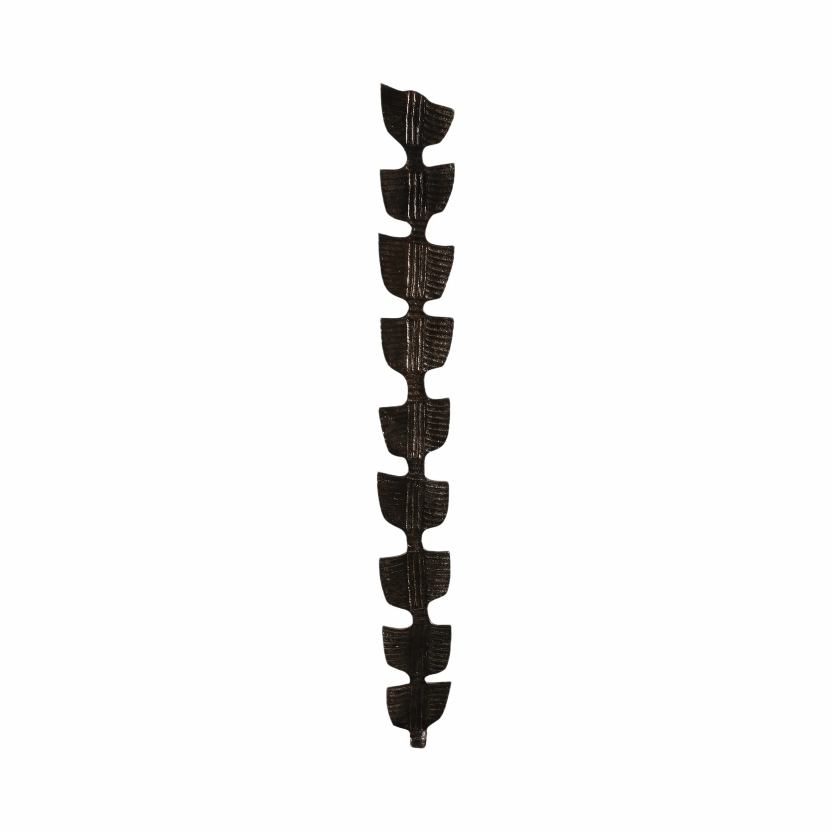 34" Hensly Large Metal Statuary, Black