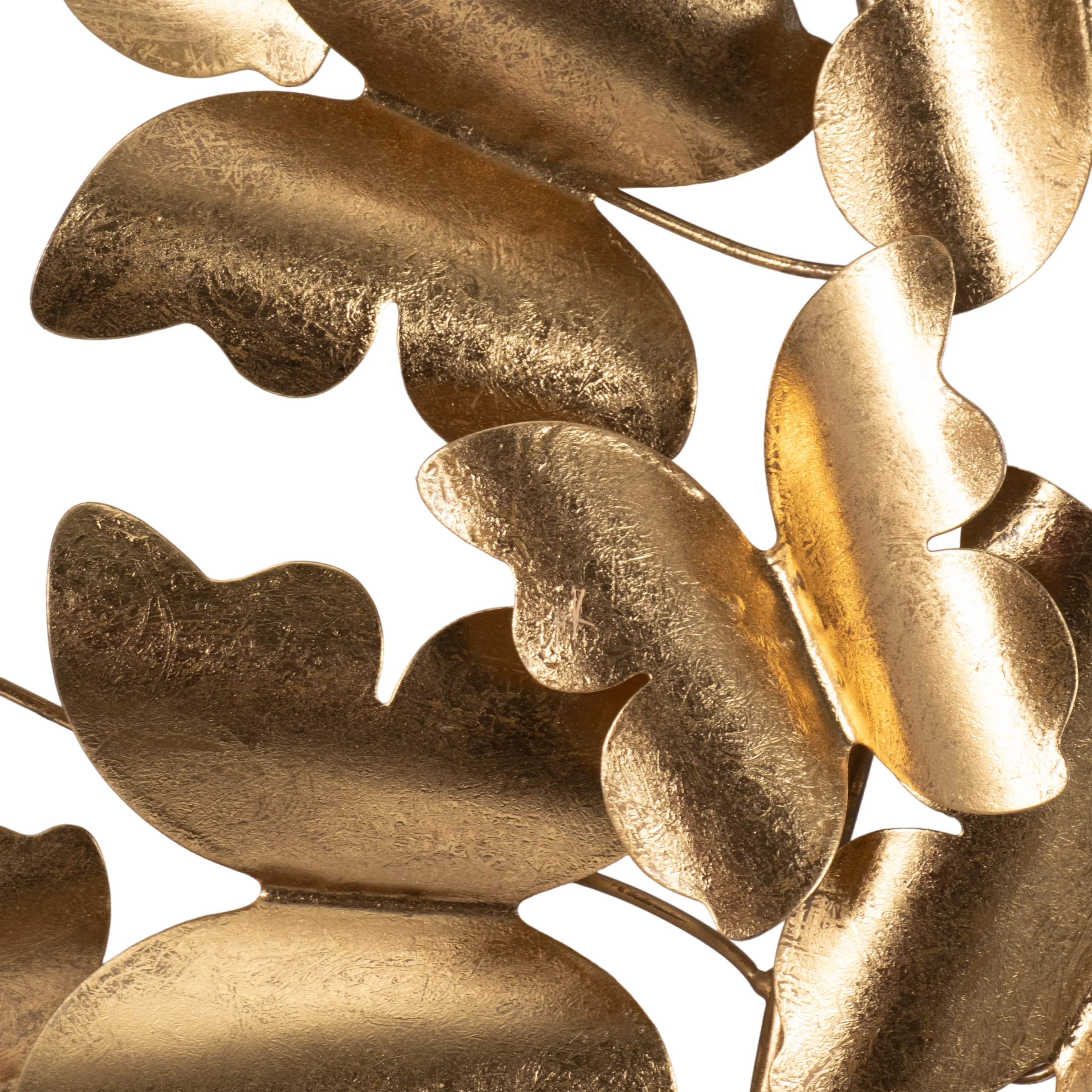 36" Butterflies Metal Wall Decor, Gold