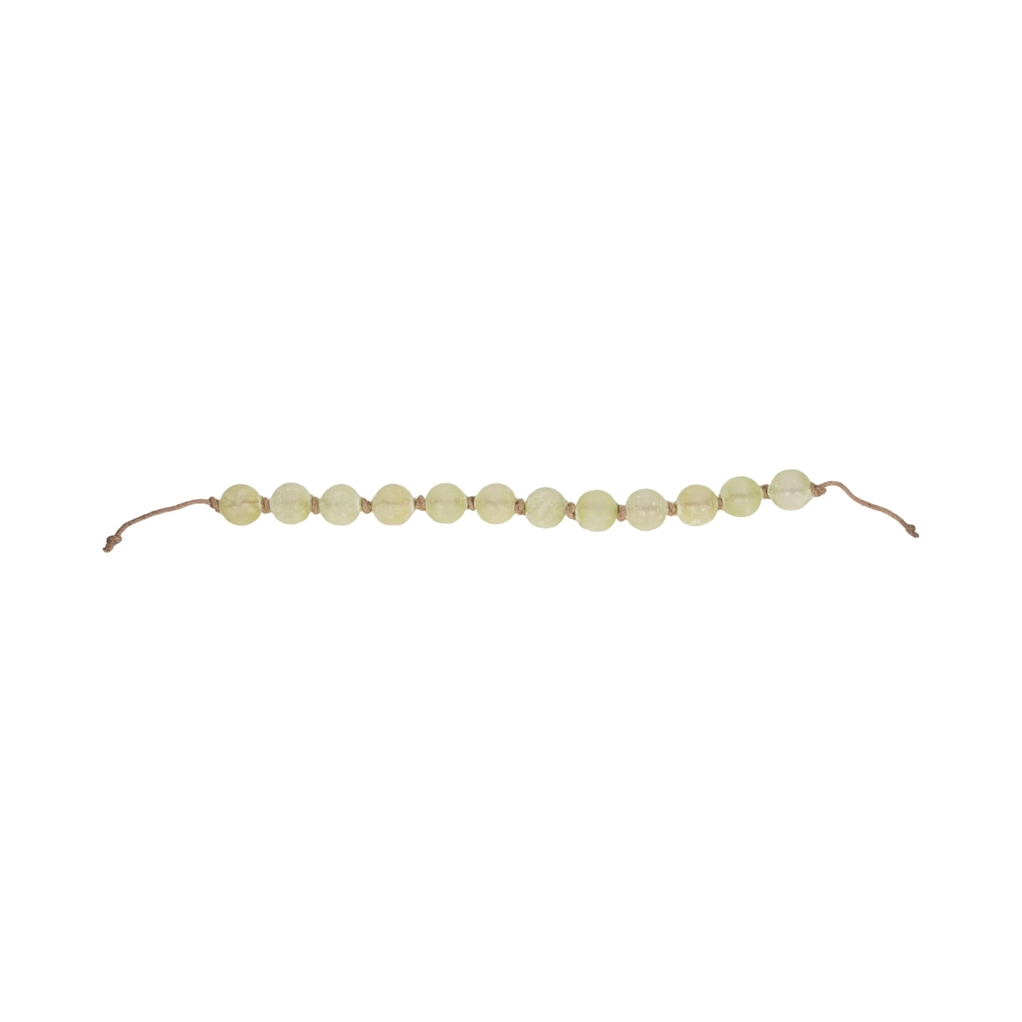 48" Length 2.5" Beaded Glass Garland, Green
