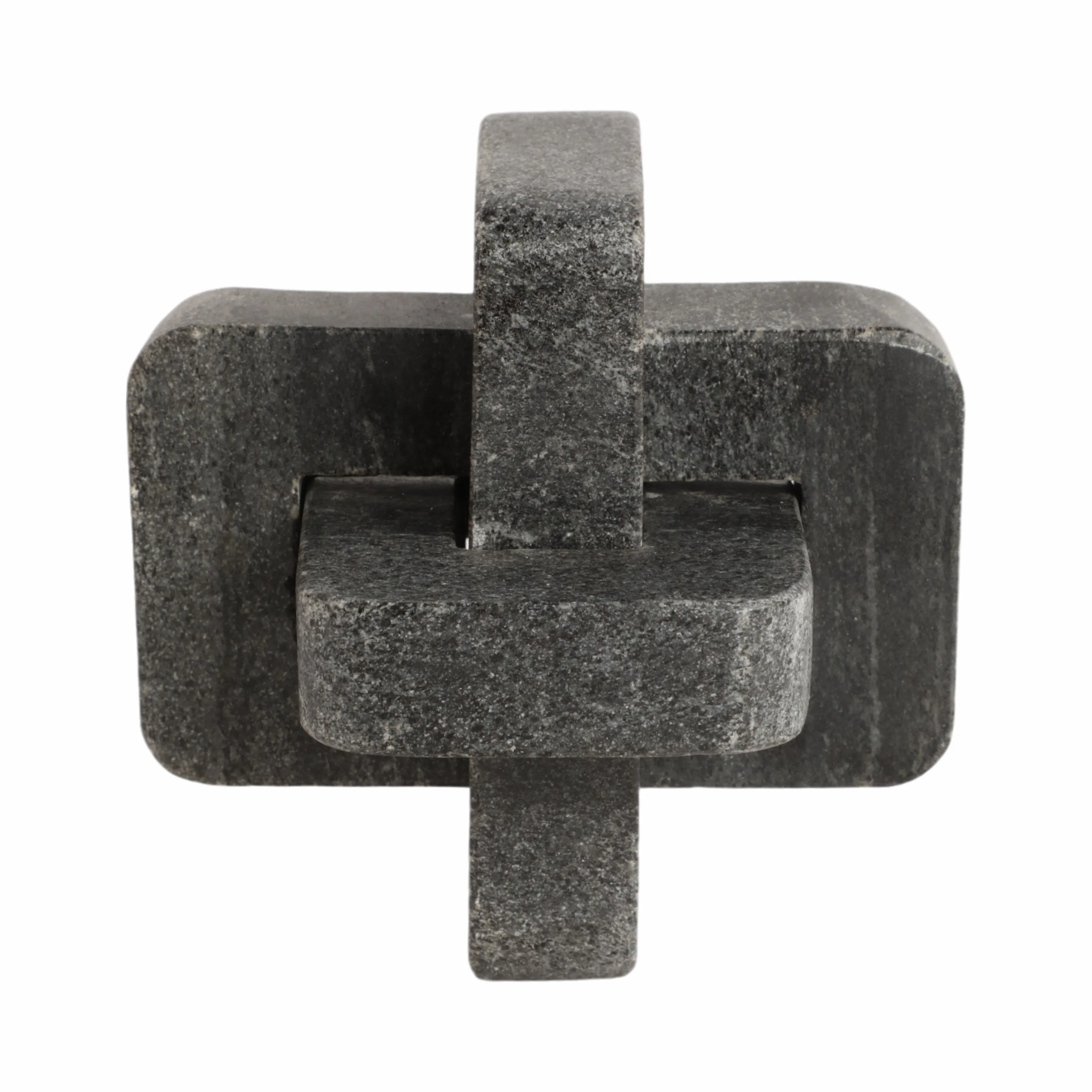 5" Black Marble Knot, Black