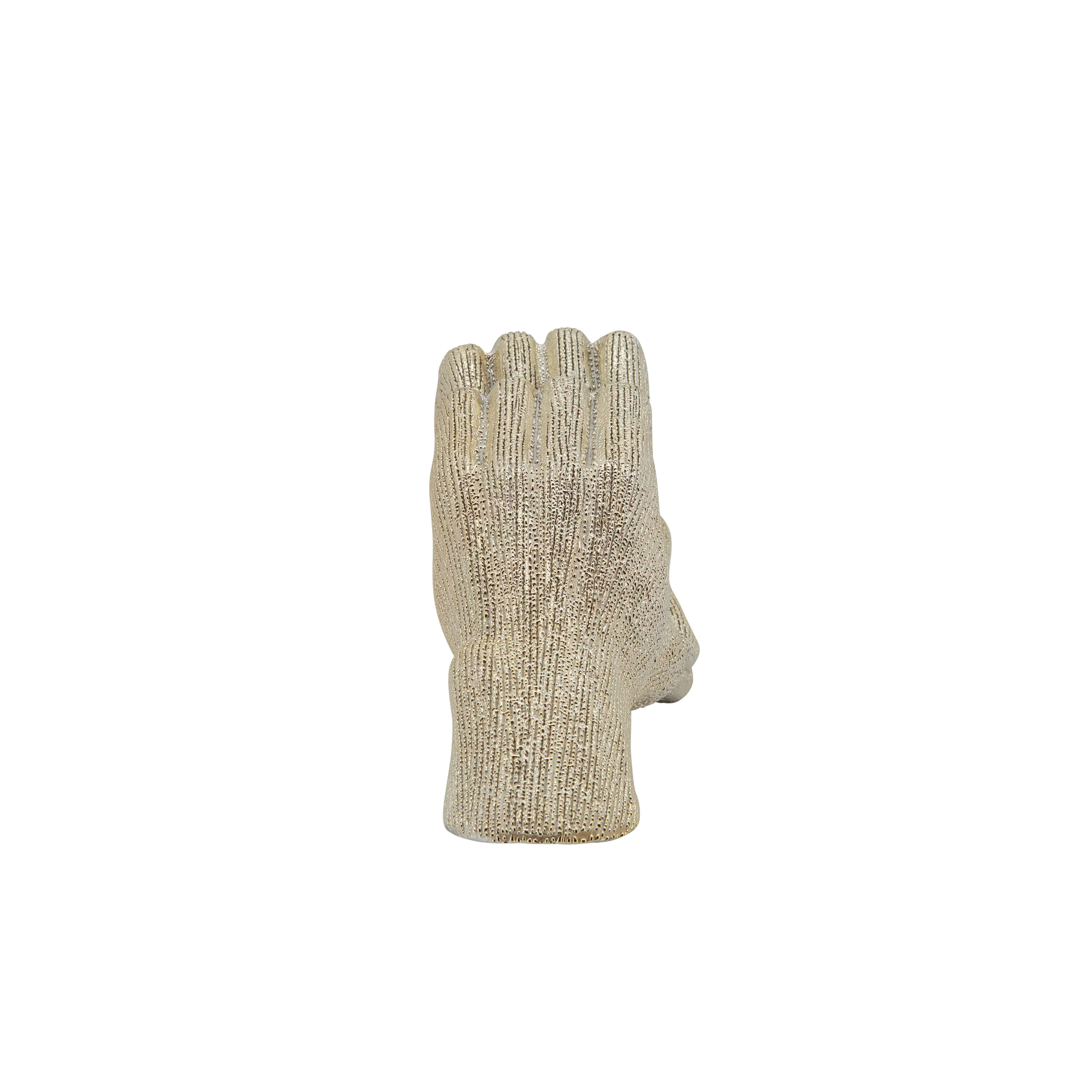 5" HAND-HEART, CHAMPAGNE