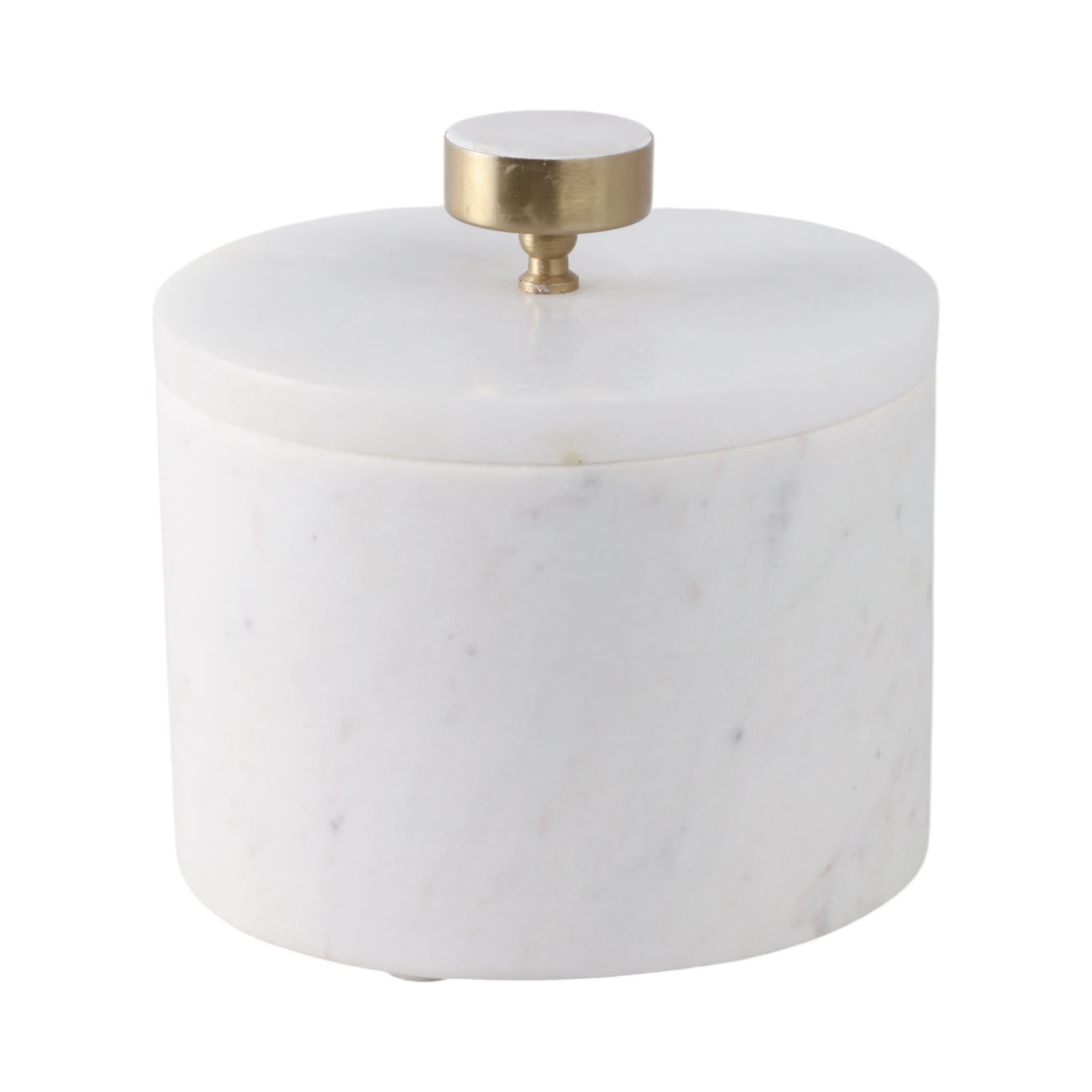 6" Vero Small Alabaster And Marble Box