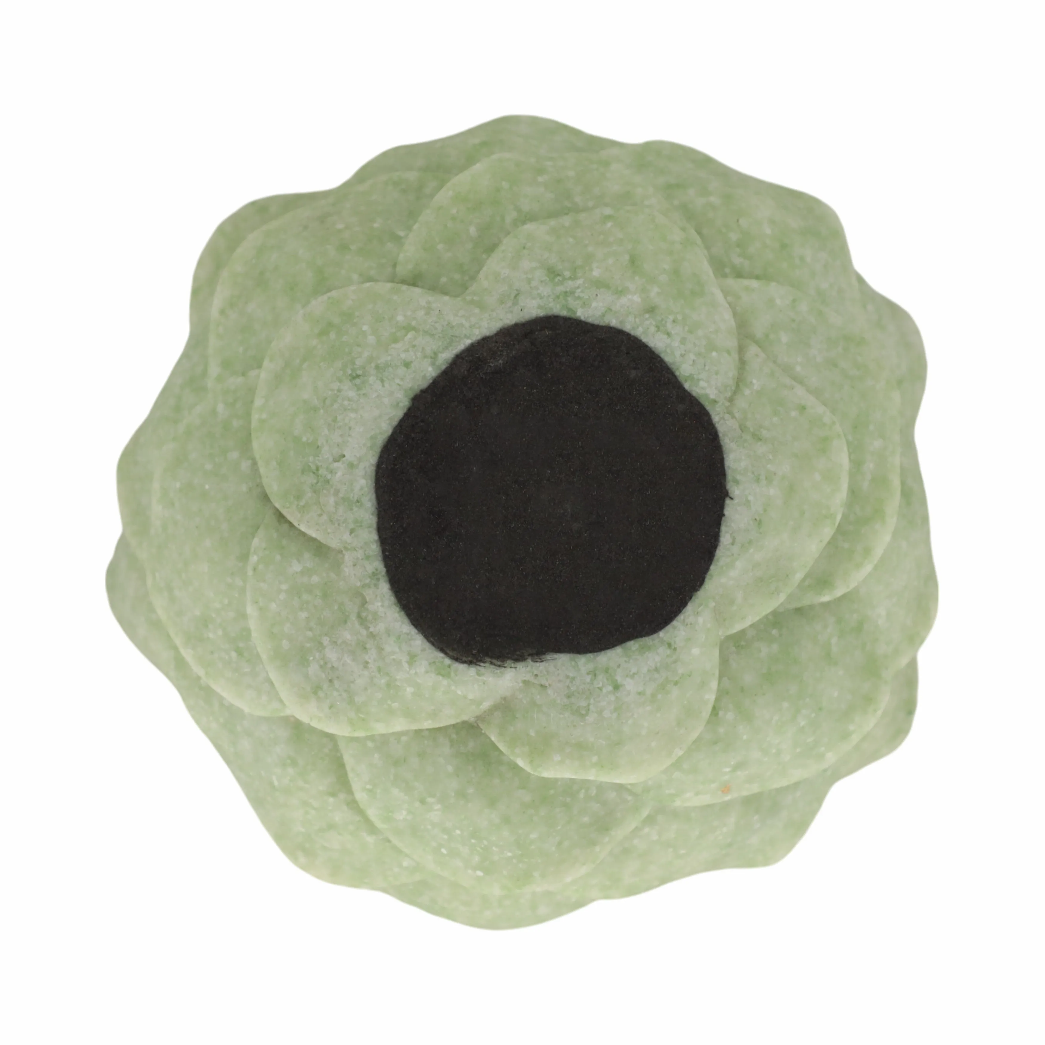 6" Zelen Green Quartz Resin Flower Bowl