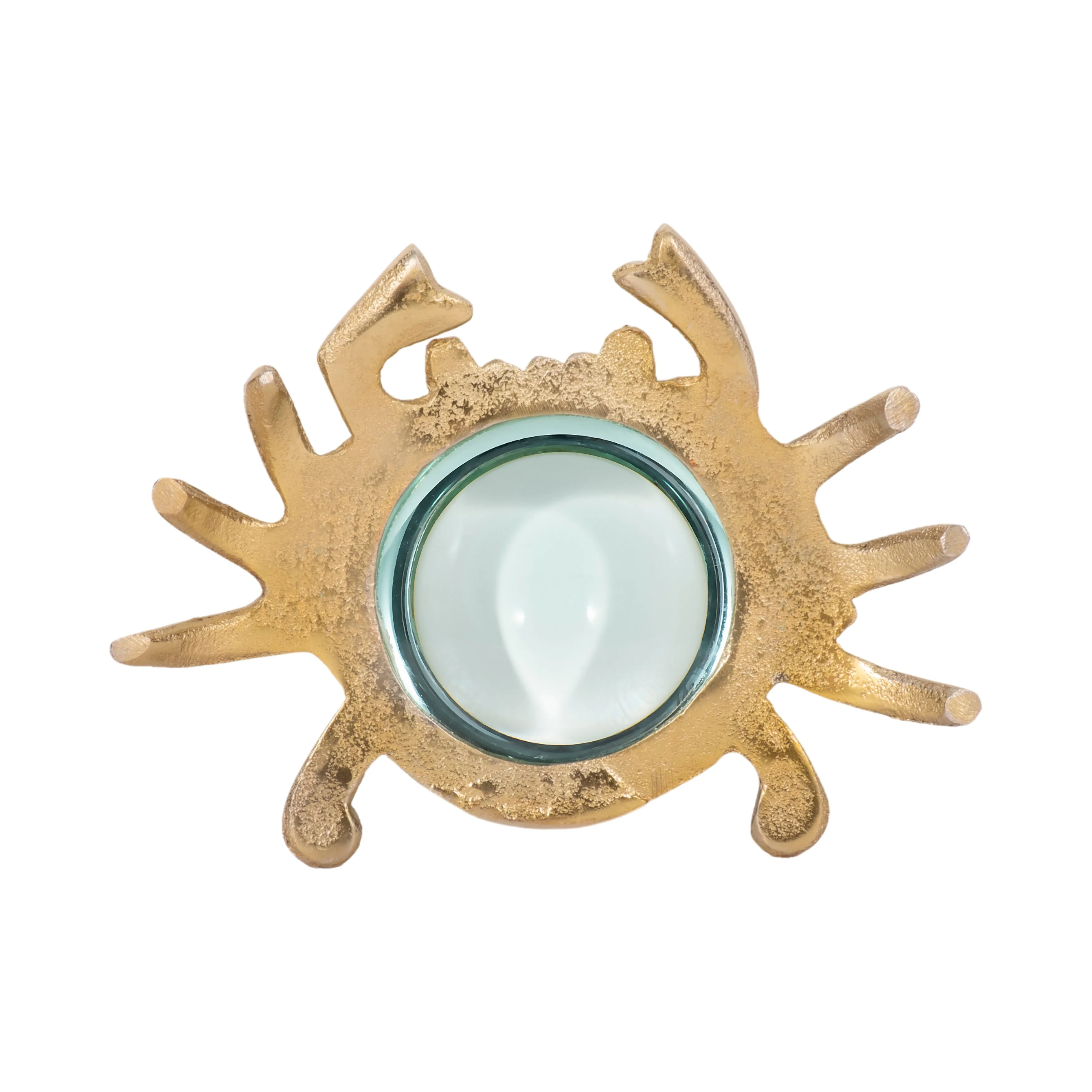 7" Crab Magnifying Glass, Gold
