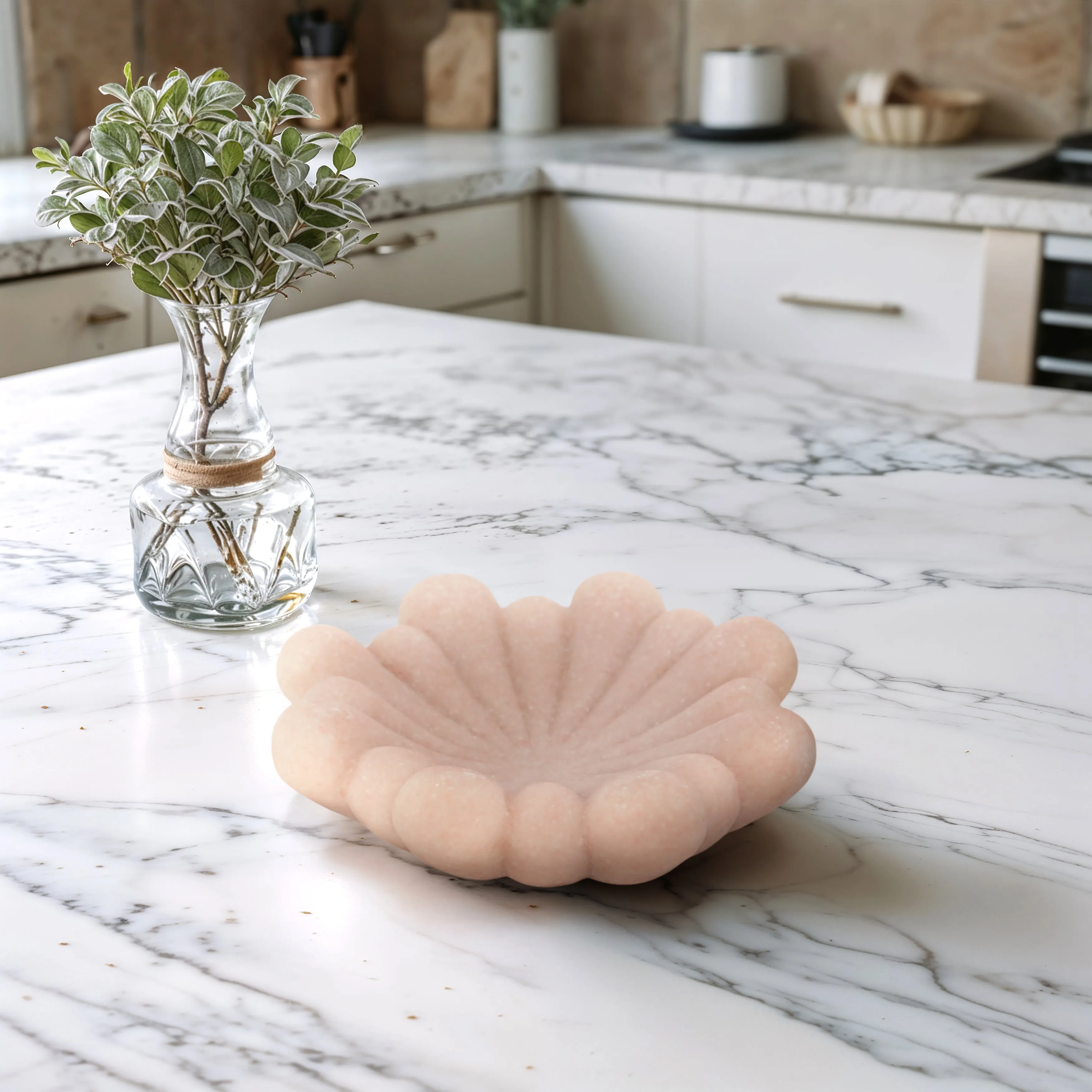 7" Laxmi Pink Quartz Resin Bowl