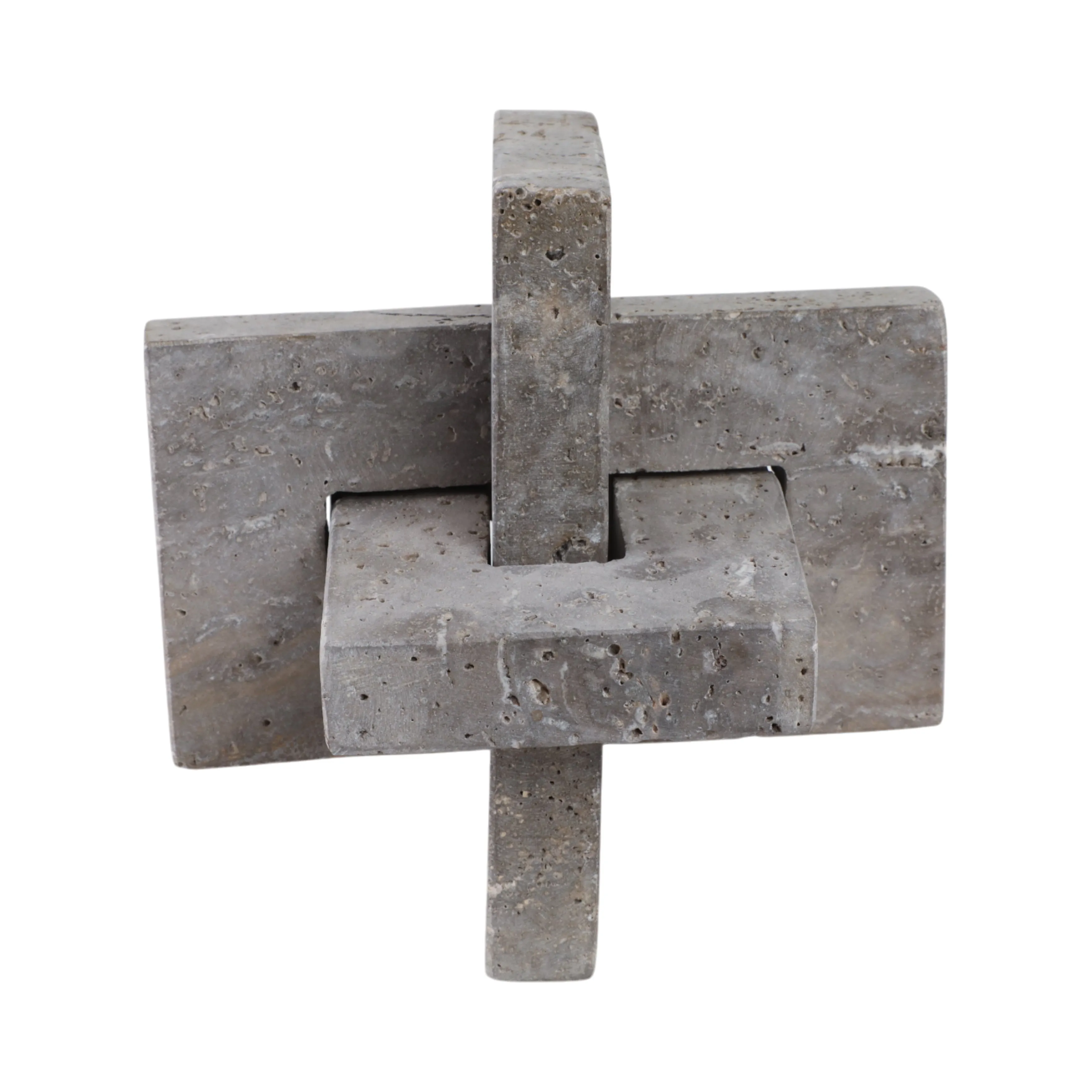 7" Pierce Medium Travertine Knot