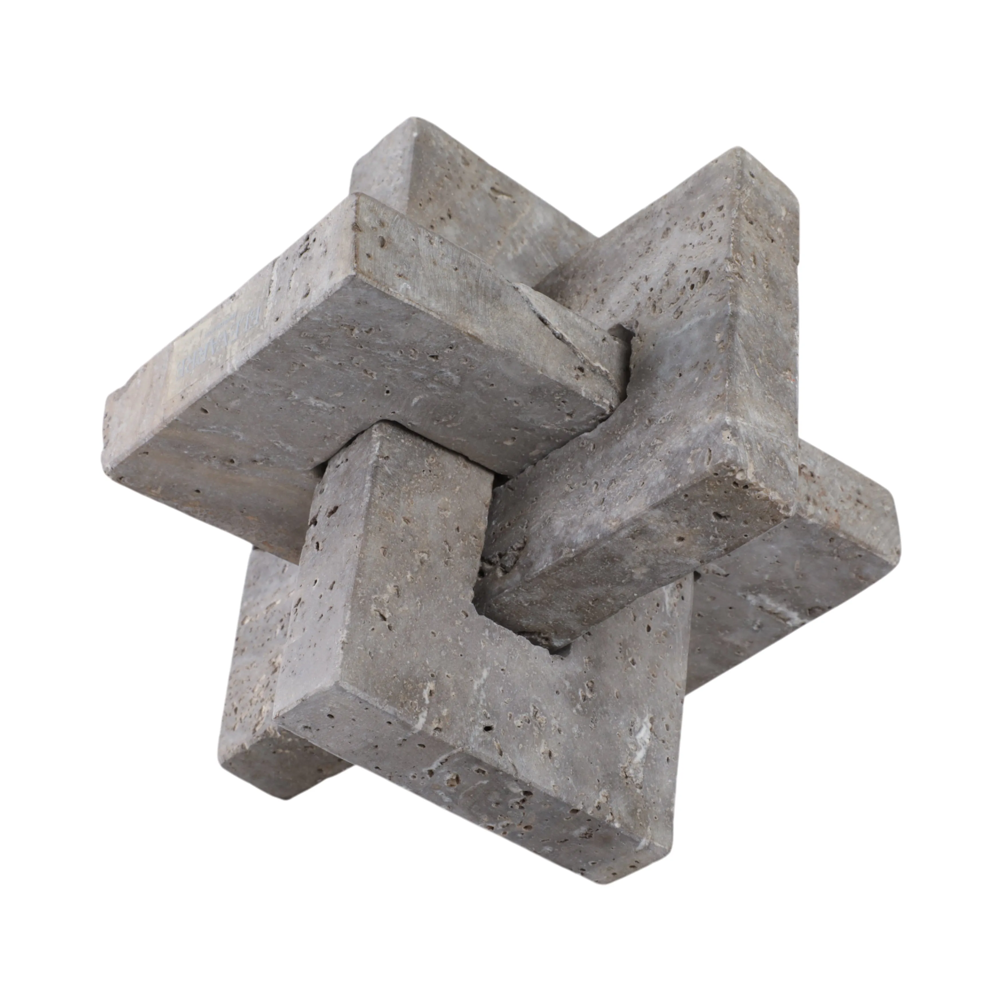 7" Pierce Medium Travertine Knot