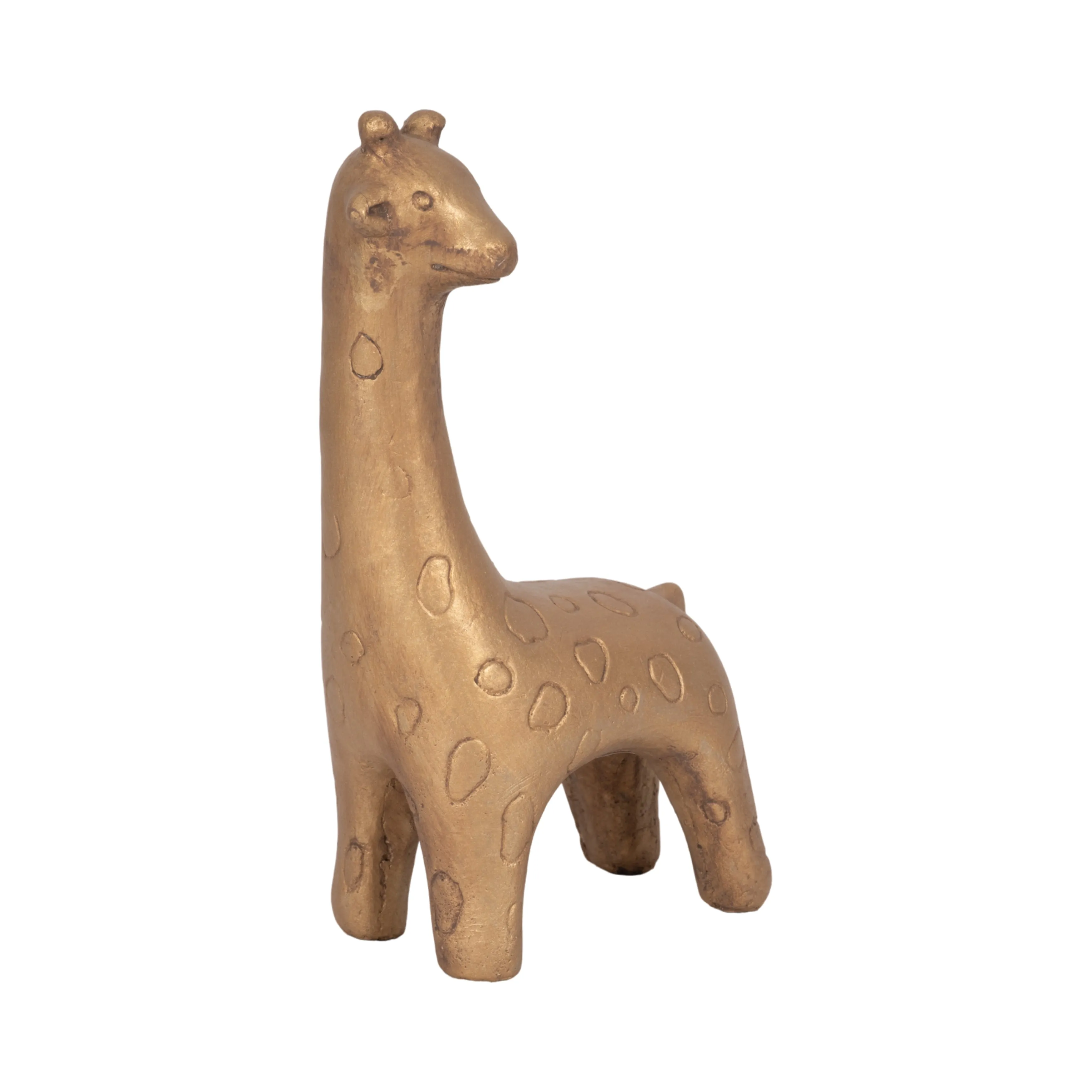 9" Standing Giraffe, Gold