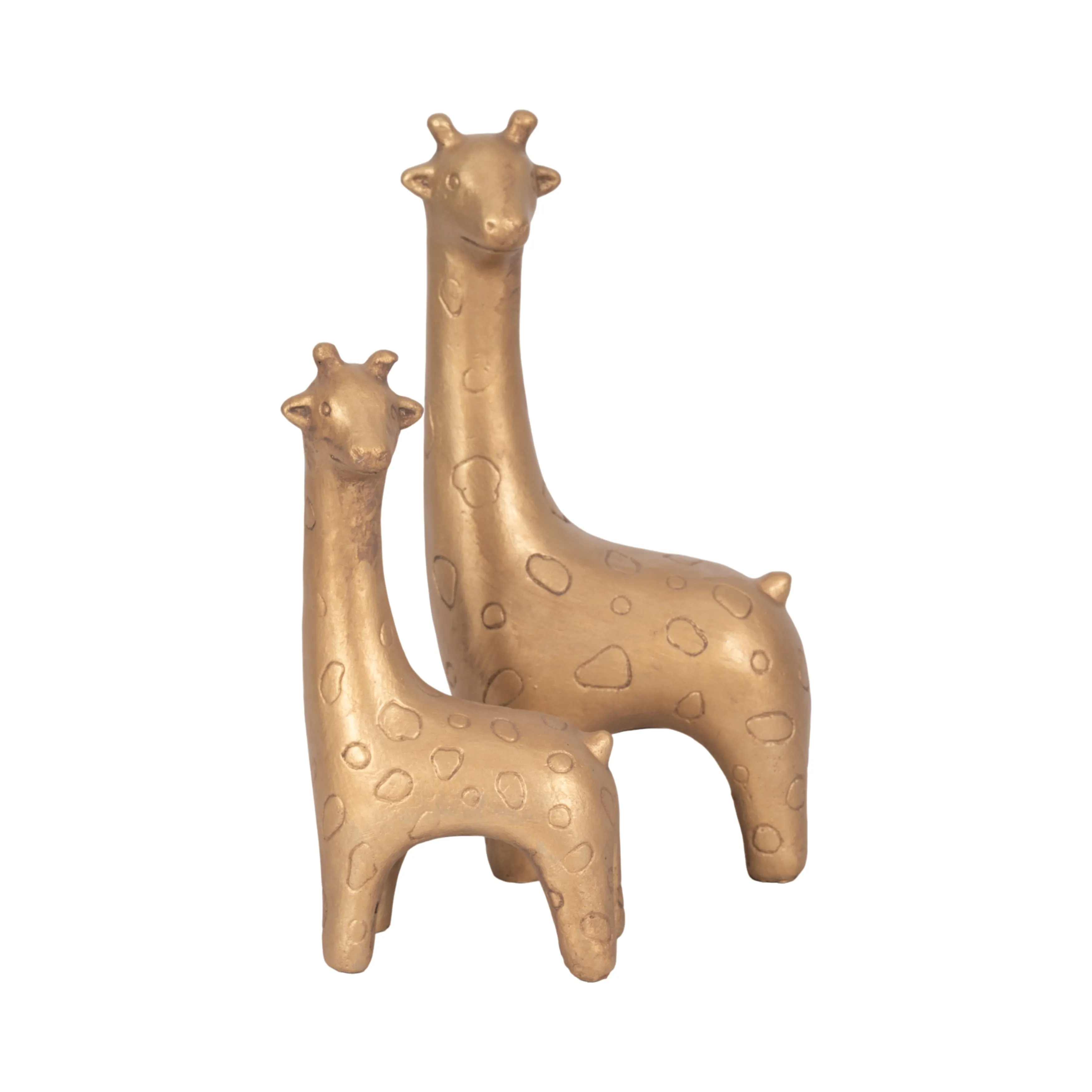 9" Standing Giraffe, Gold