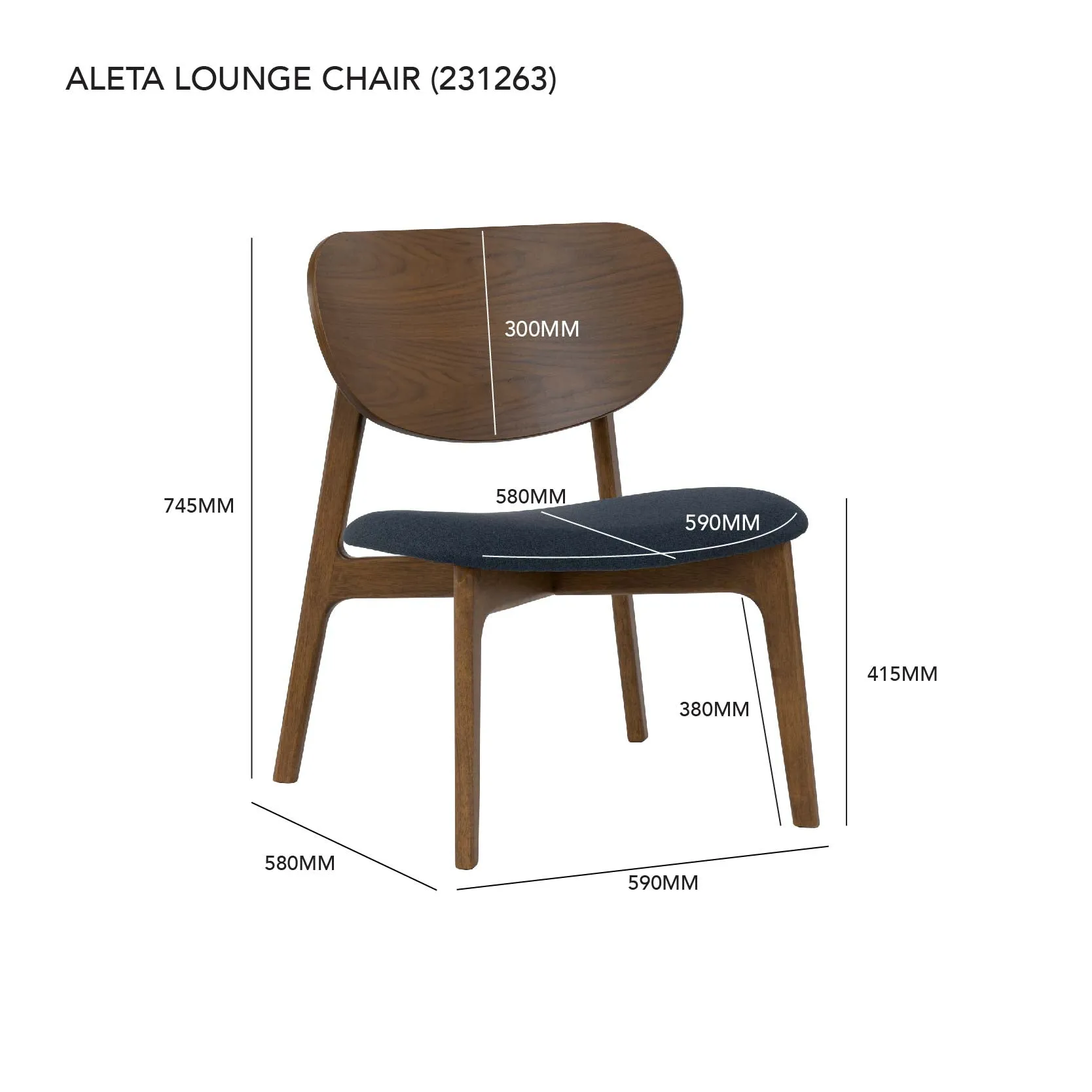 ALETA LOUNGE CHAIR109/6367