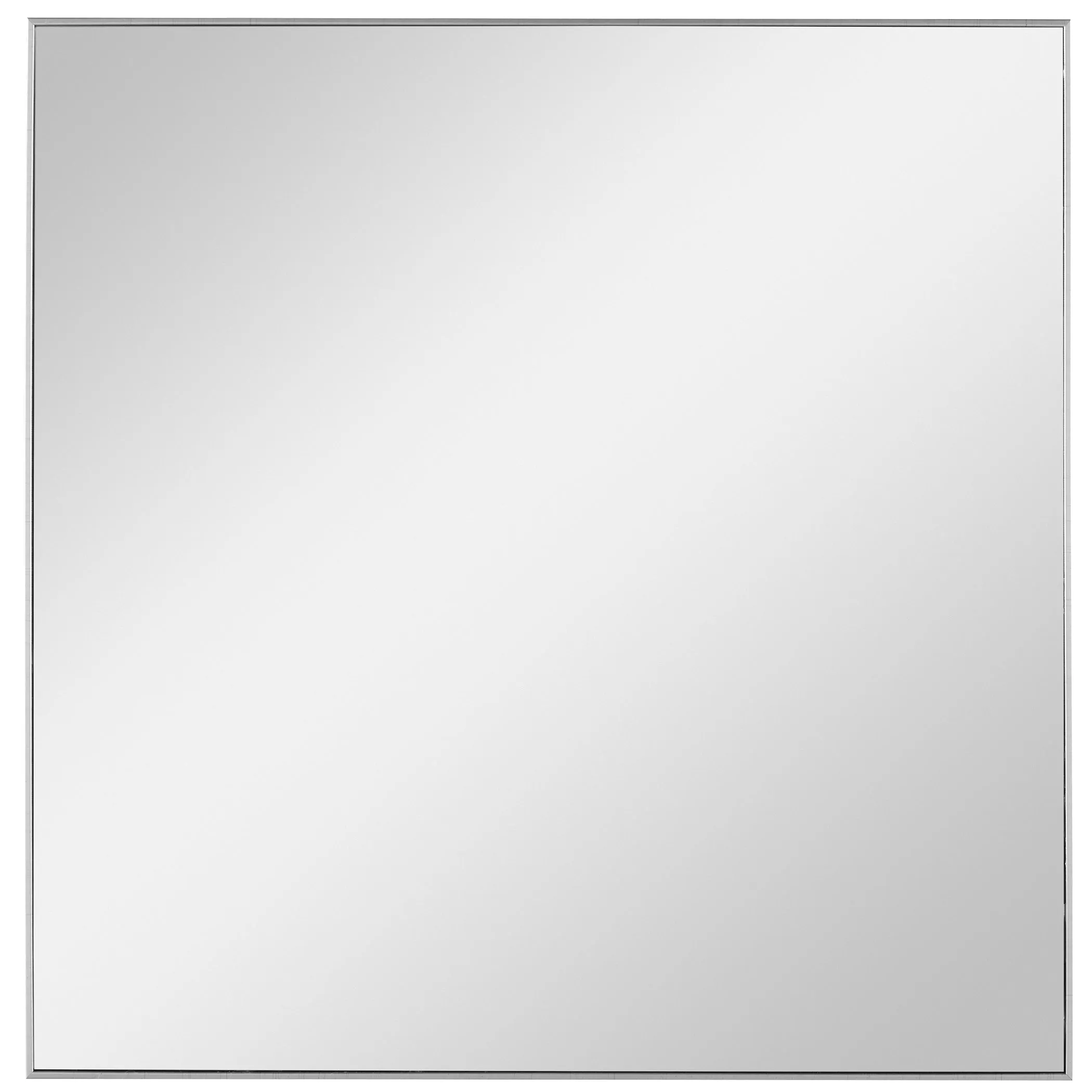 Alexo Silver Square Mirror