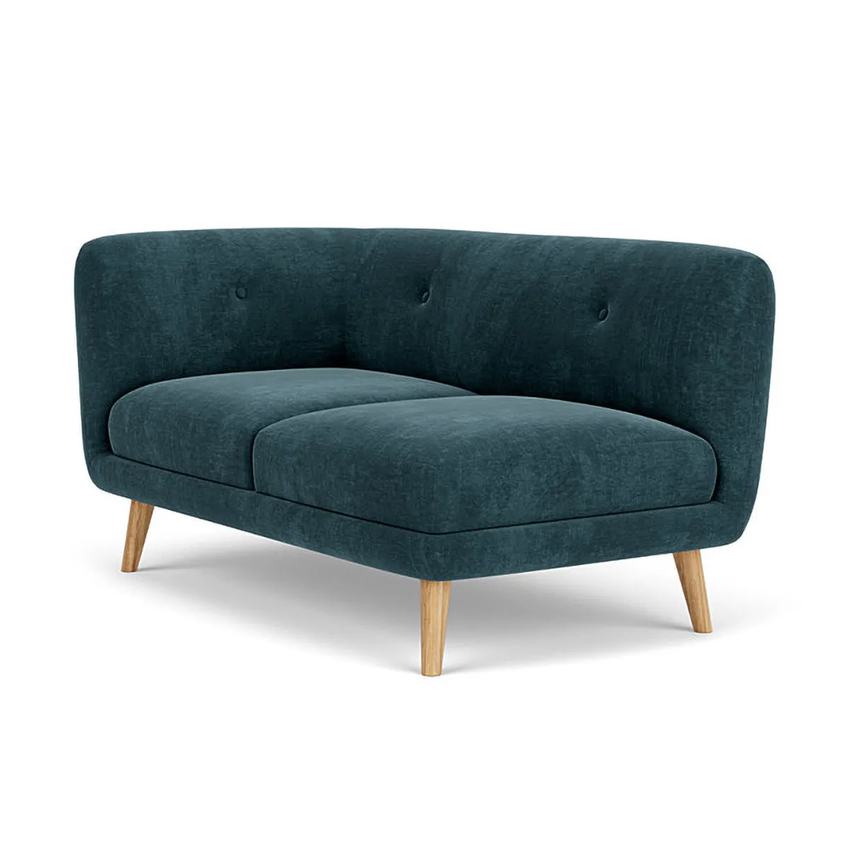 Alfred Fabric Left 2 Seater Modular Sofa